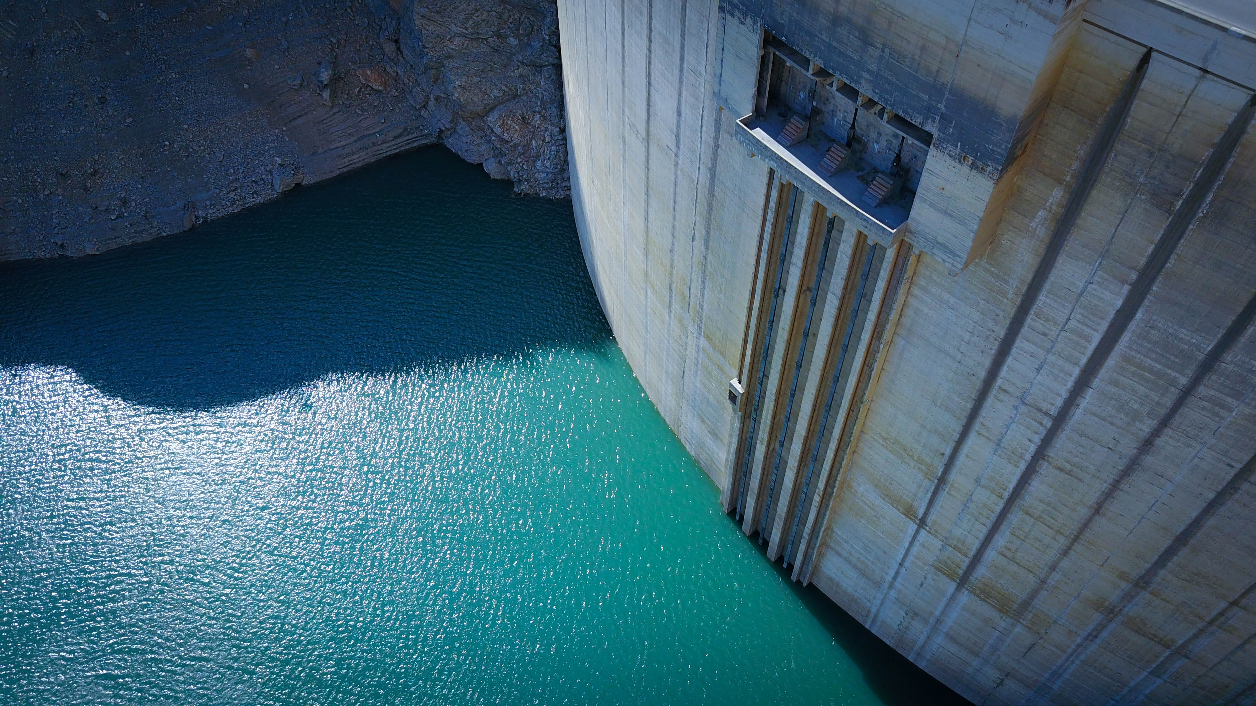 photography, no People, body, building, blue, transportation, high angle view, building exterior, fuel and power generation, nature, concrete, outdoors, HD Wallpaper