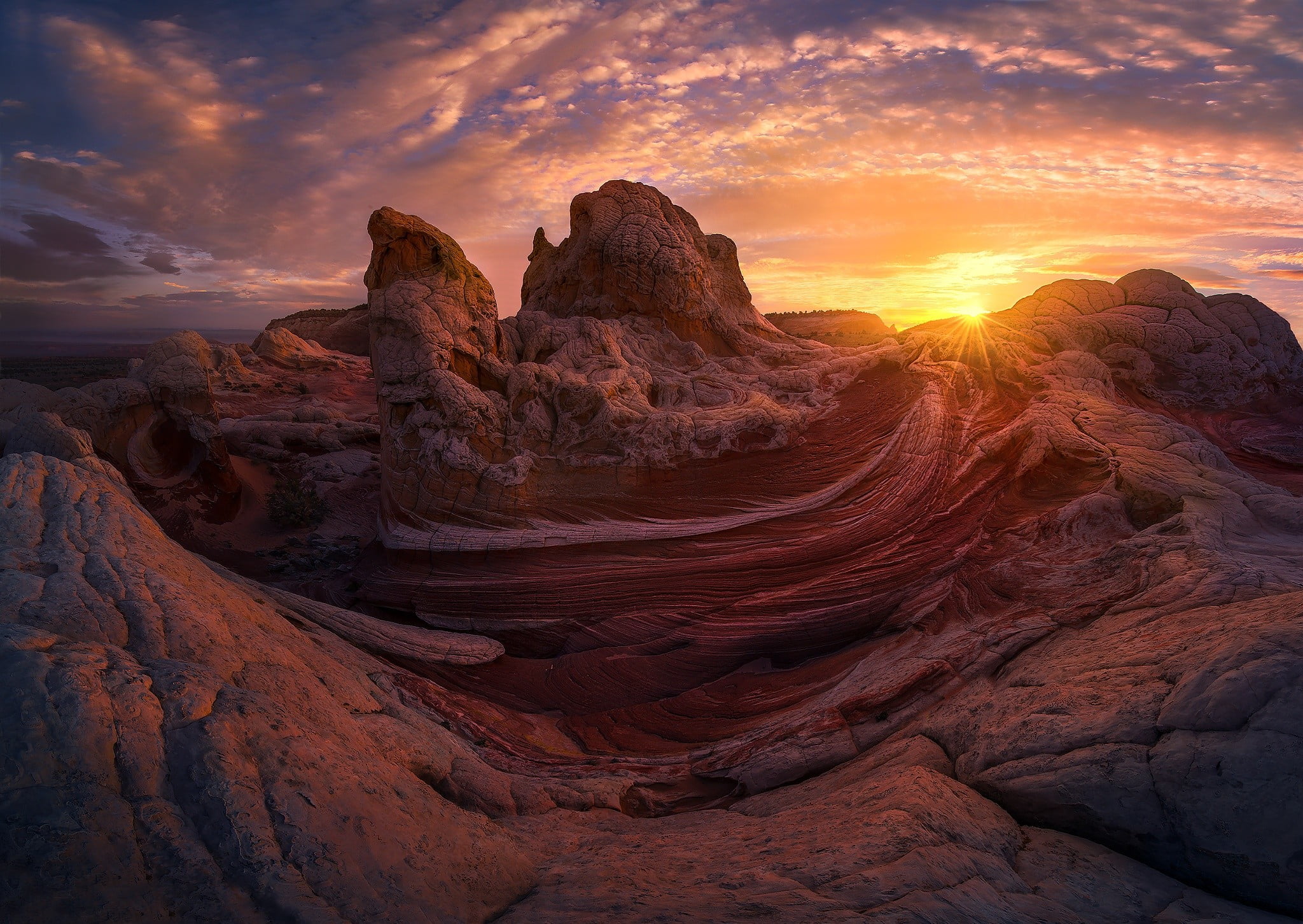 sky, geology, eroded, mountain, climate, nature, environment, formations, mountains, Marc Adamus, travel destinations, beauty in nature, sandstone, scenics - nature, HD Wallpaper