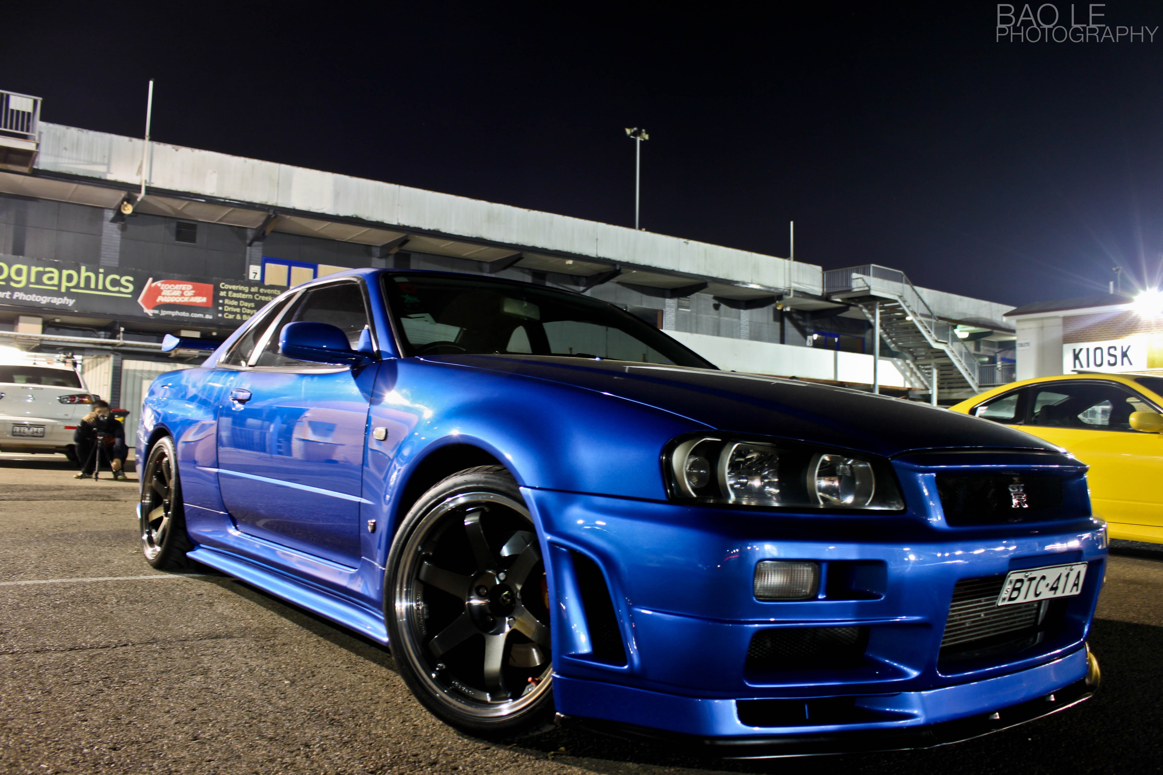 4K, car, Nissan Skyline GT-R R34, HD Wallpaper