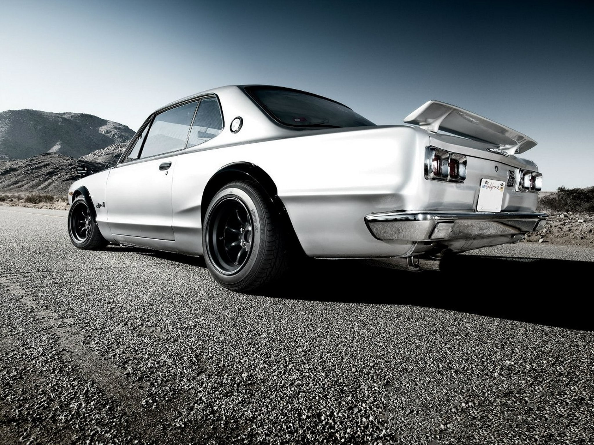 1080P, car, vehicle, Nissan Skyline, Nissan, silver cars, Hakosuka, HD Wallpaper