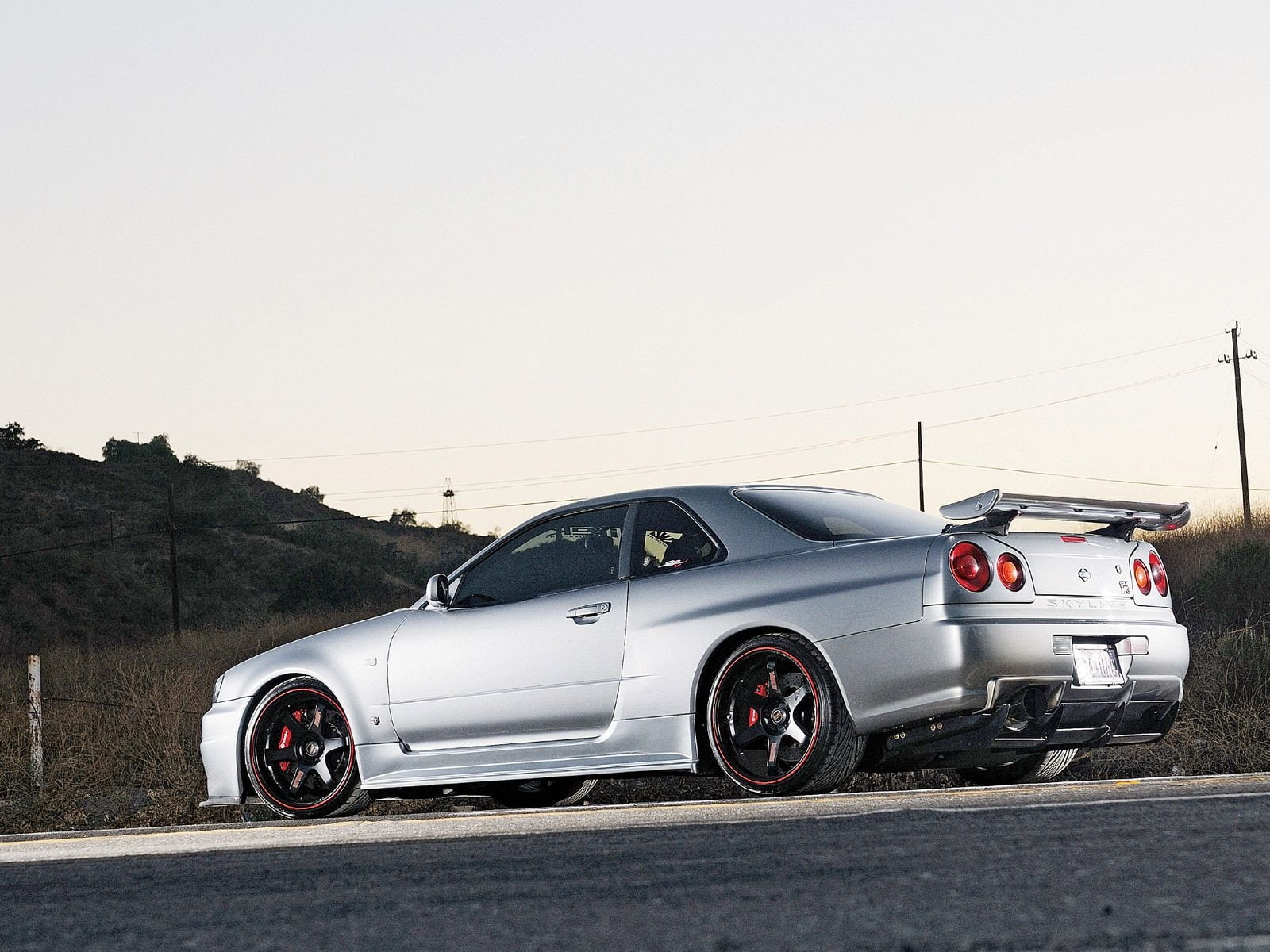 supercars, 720P, cars, japan, nissan, r34, tuning, coupe, skyline, gtr, HD Wallpaper