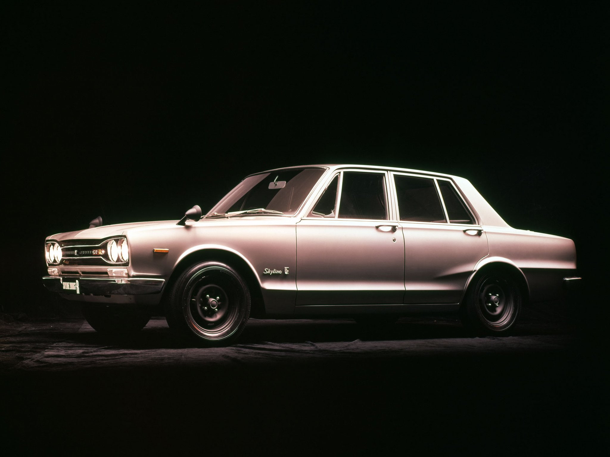 sedan, 1970, classic, 2000gt-r, (pgc10), muscle, skyline, nissan, 1080P, HD Wallpaper
