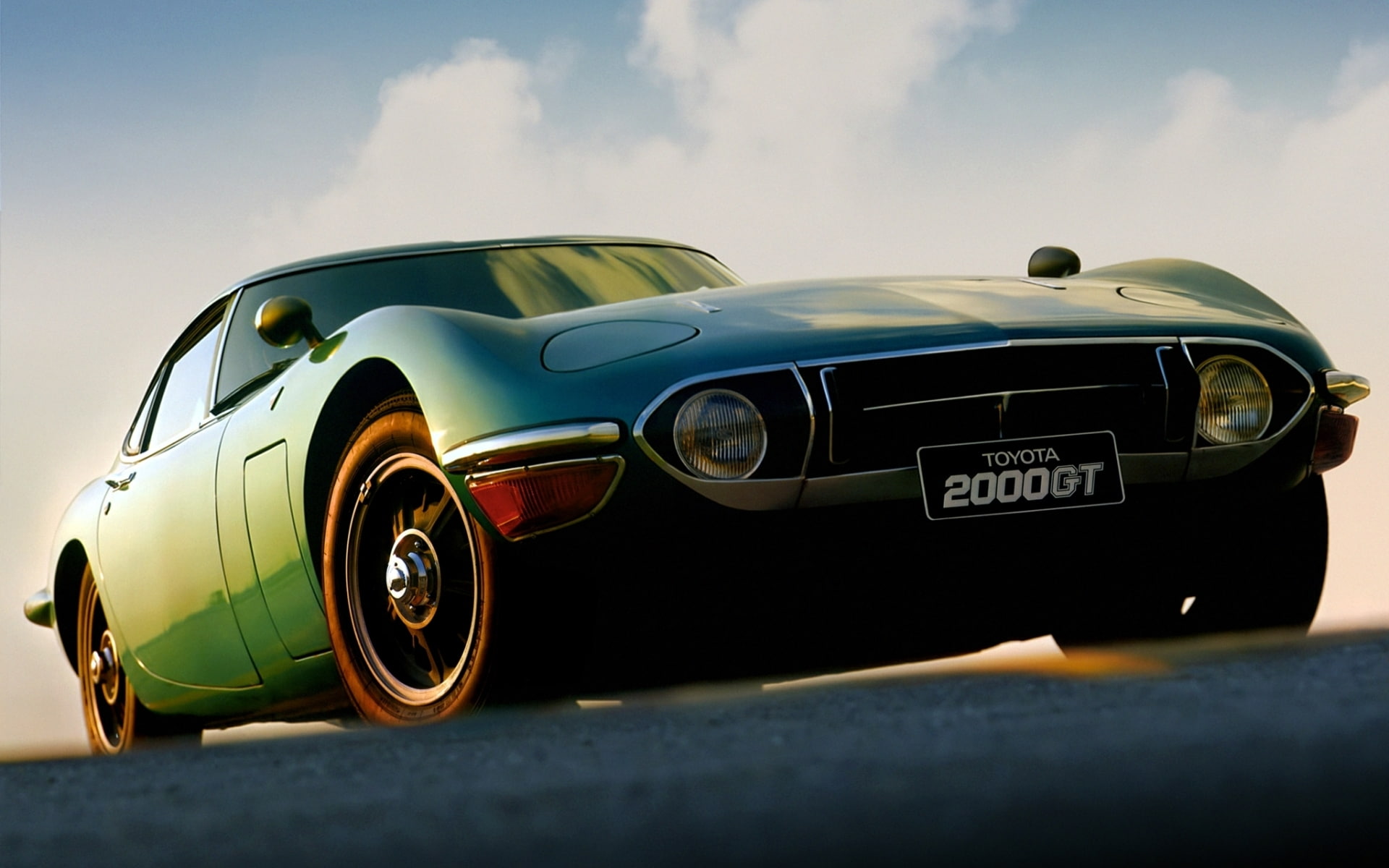 2000GT, coupe, 1970, the front, 1080P, Toyota, classic, HD Wallpaper