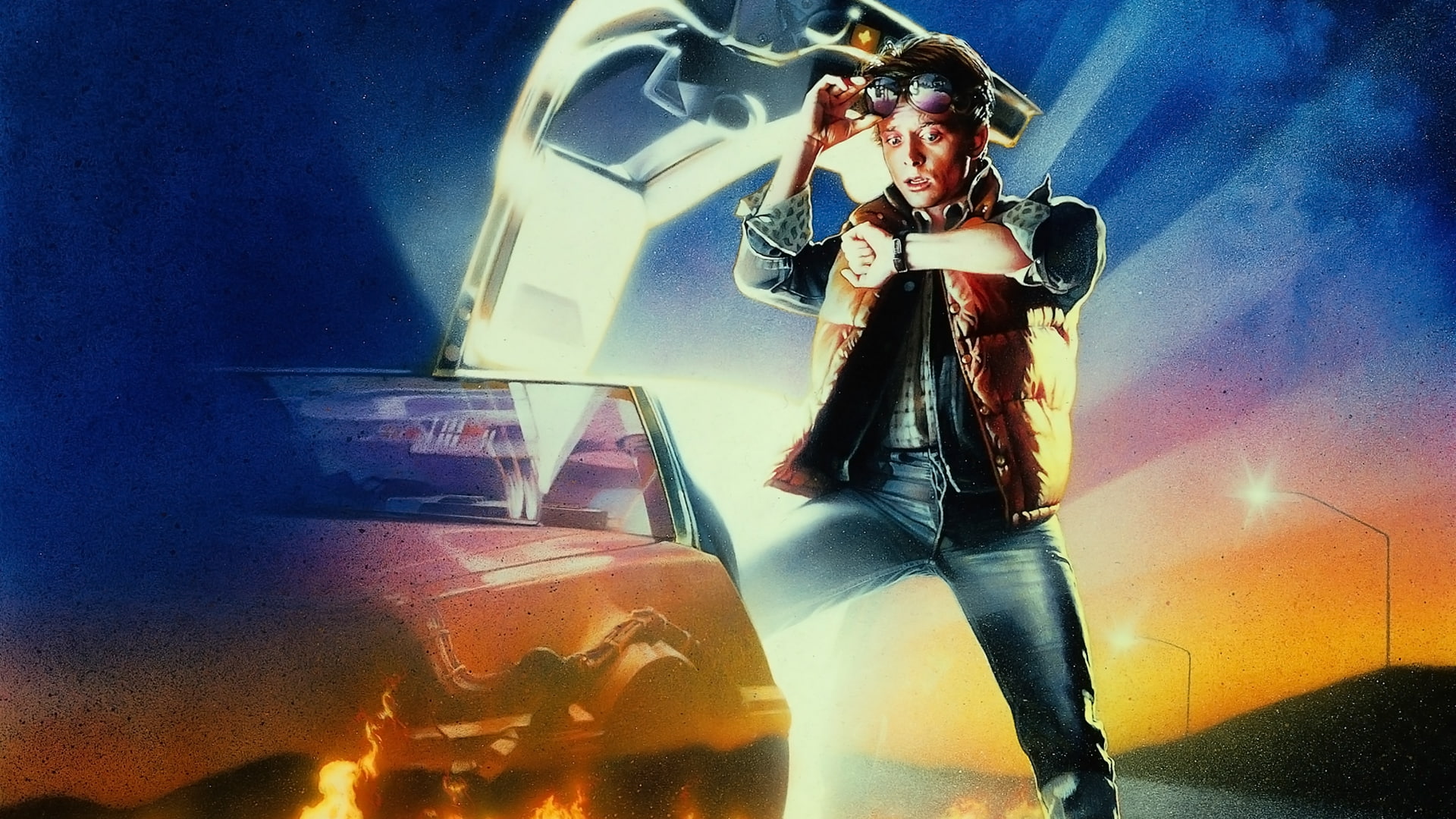 entertainment, art, movies, hd, x, future, michael, fox, back, Back to the Future, j, 1080P, HD Wallpaper