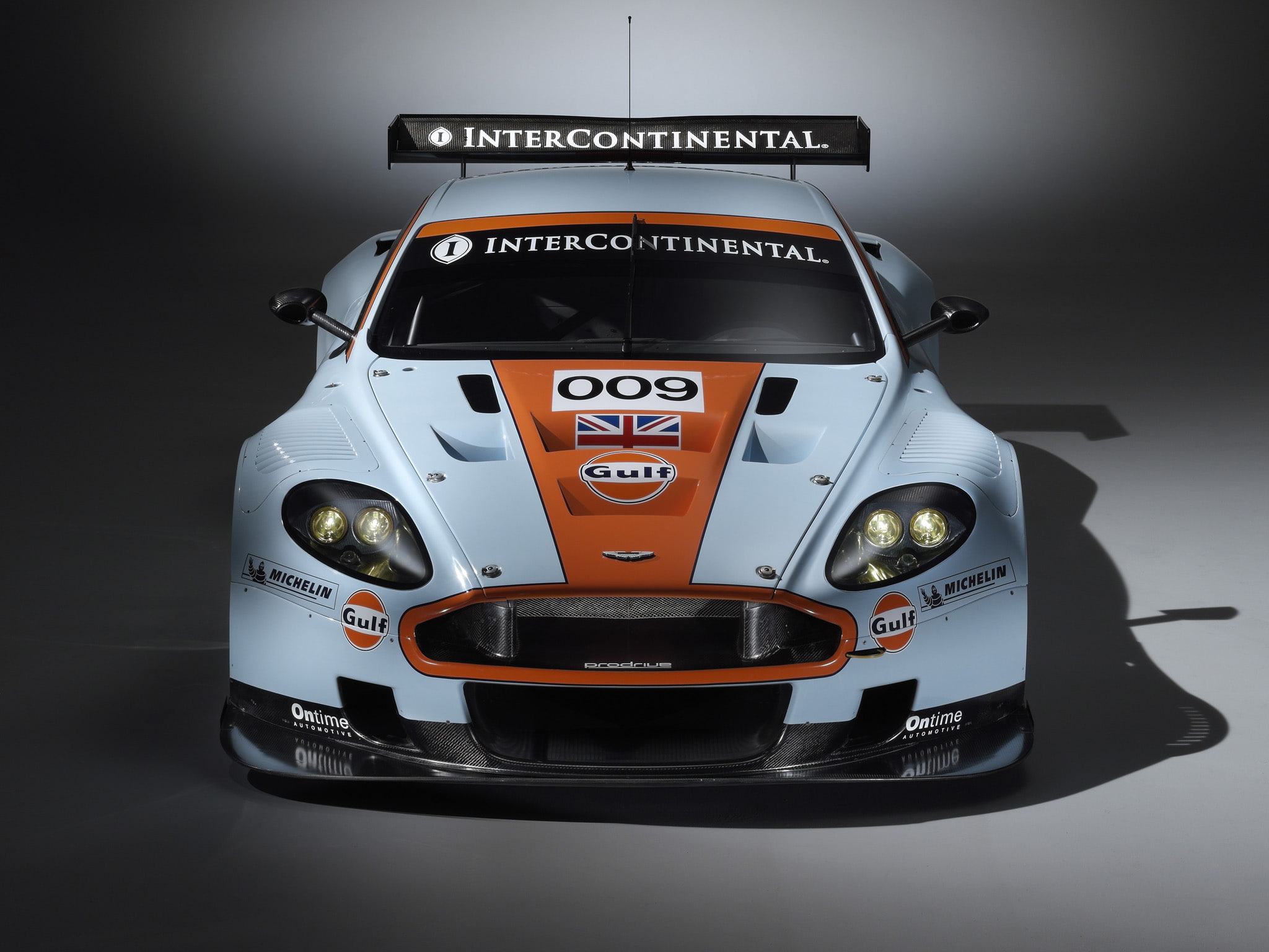 martin, gulf, livery, aston, race, dbr9, 1080P, 2008, racing, oil, HD Wallpaper
