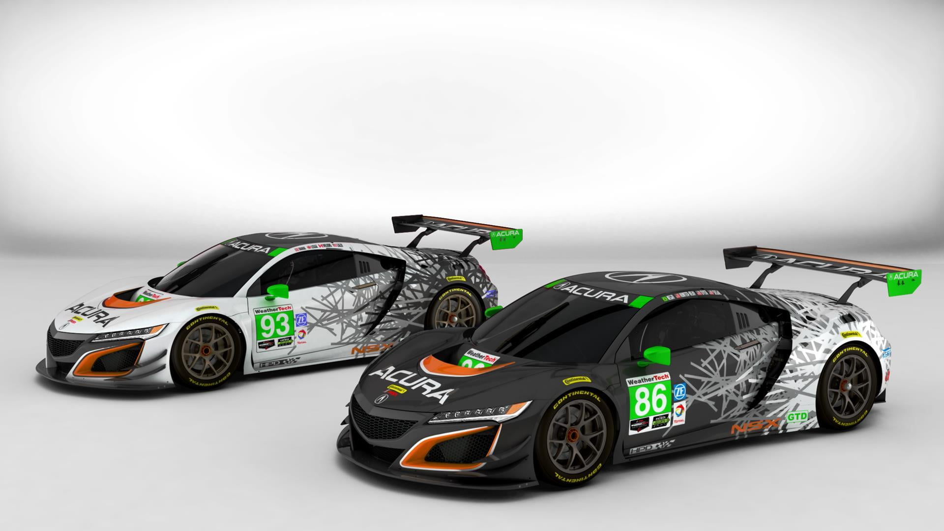 acura, gt, car, race, 1080P, nsx, liveries, HD Wallpaper