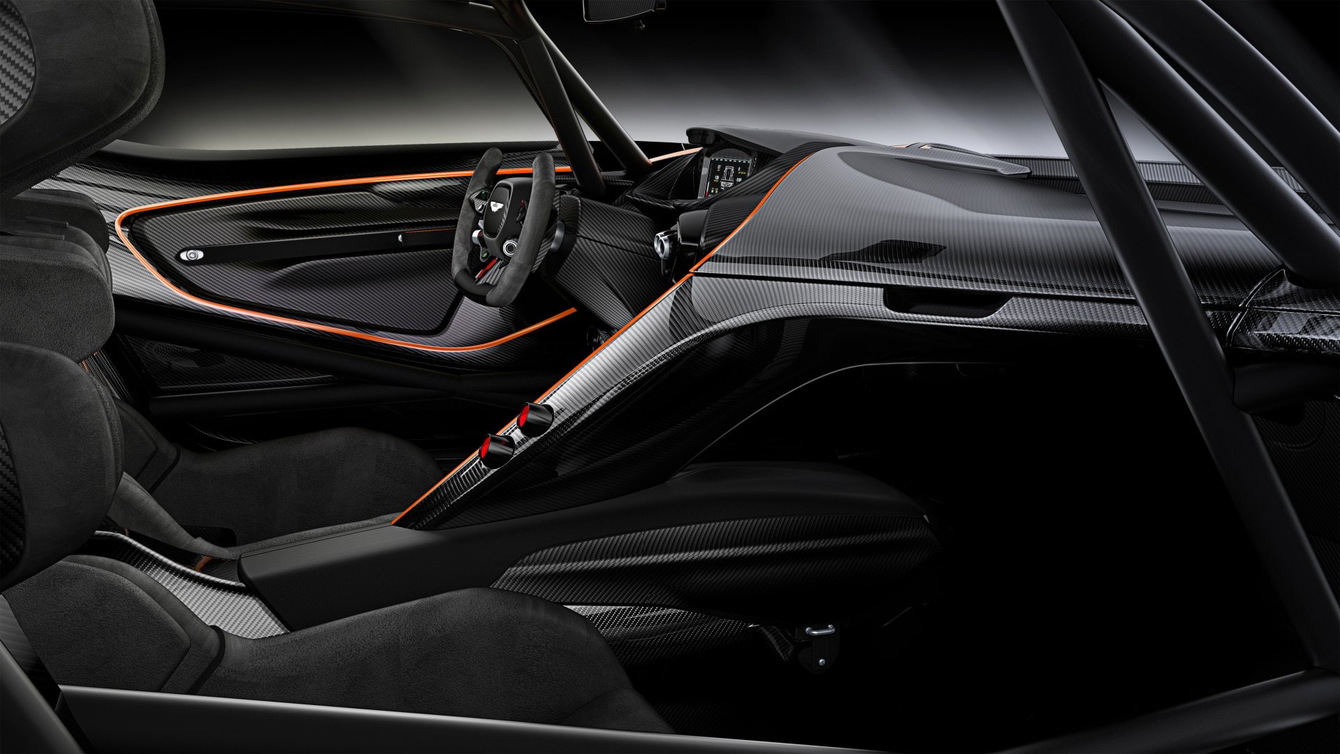 1080P, Hypercar, Interior, Race Car, Aston Martin, Aston Martin Vulcan, HD Wallpaper
