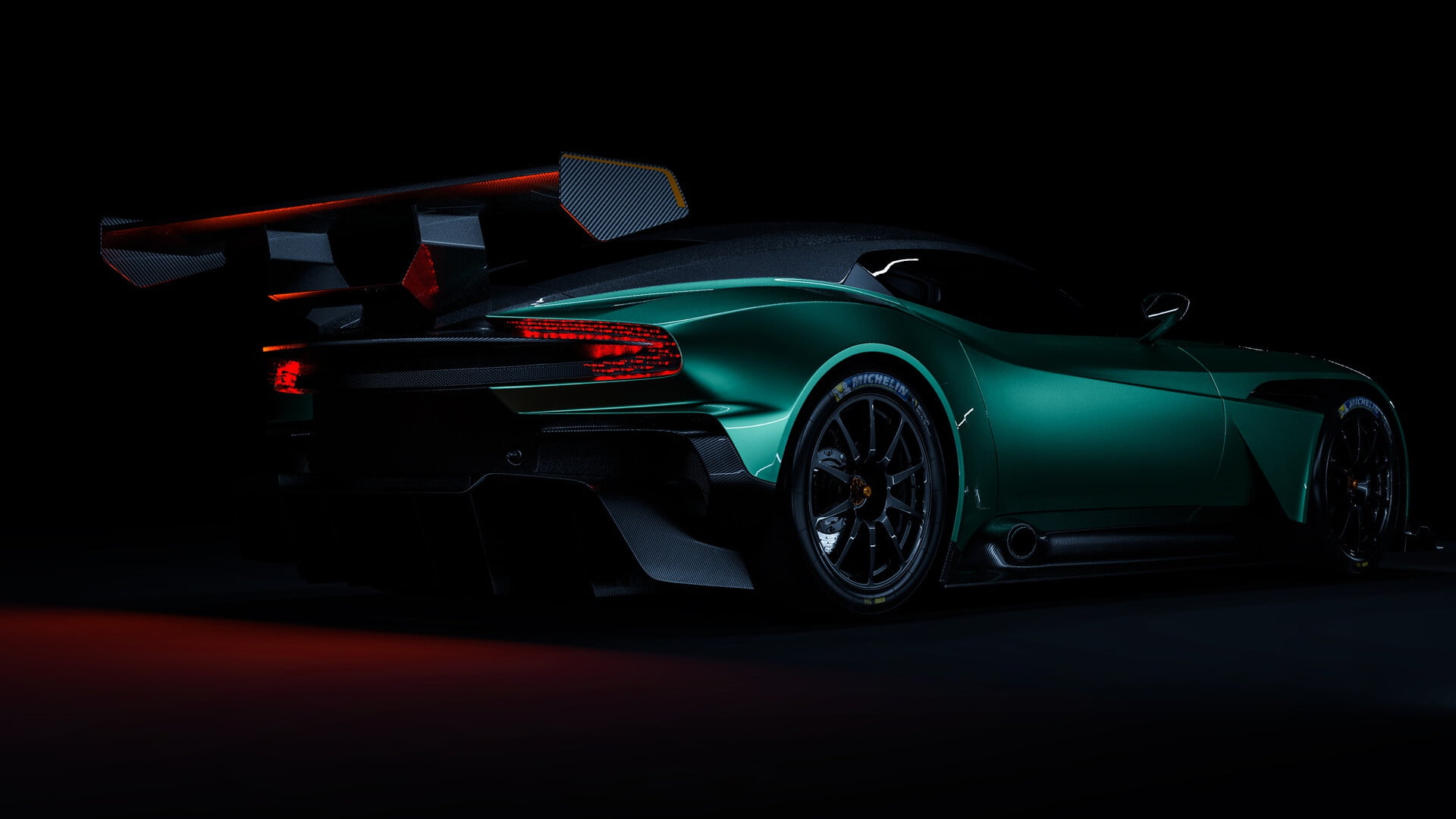 vehicle, Aston Martin Vulcan, car, Aston Martin, dark, 1080P, HD Wallpaper