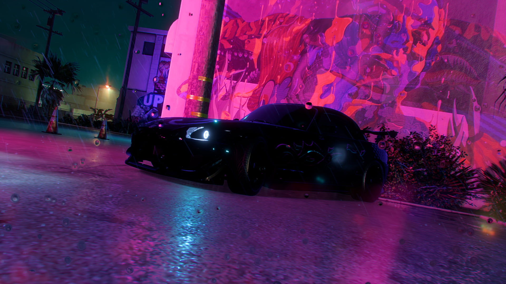 neon, s2k, s2000, Honda S2000, Need for Speed, 1080P, Honda, livery, heat, HD Wallpaper