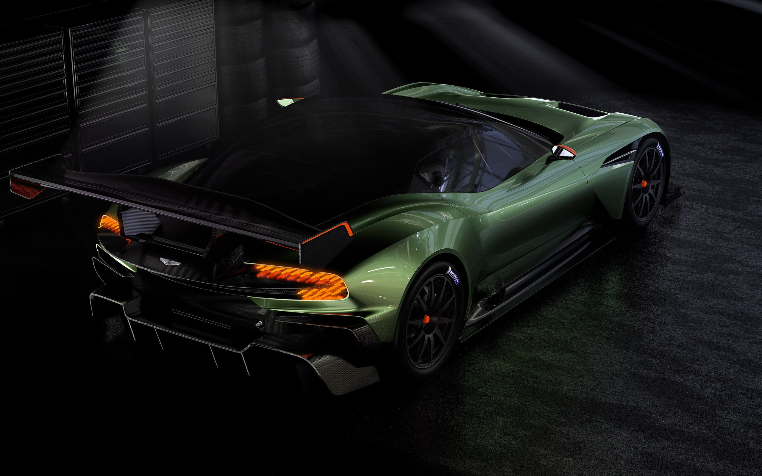 aston, vulcan, martin, view, 2K, Aston Martin Vulcan, top, HD Wallpaper
