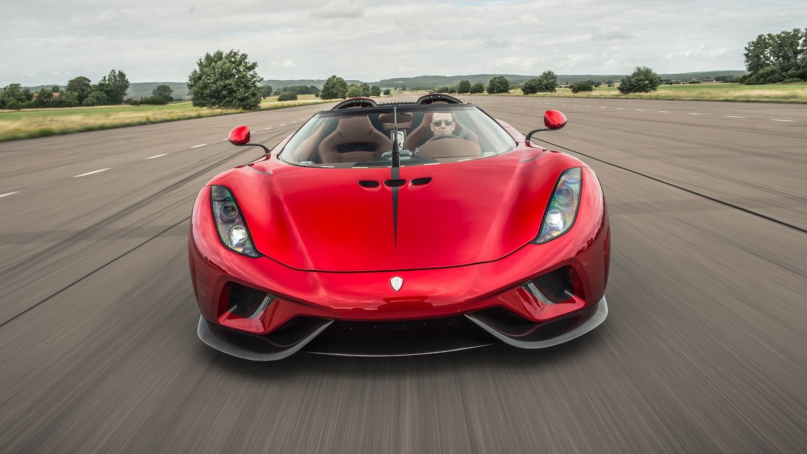red, 720P, supercars, cars, koenigsegg, 2015, regera, HD Wallpaper