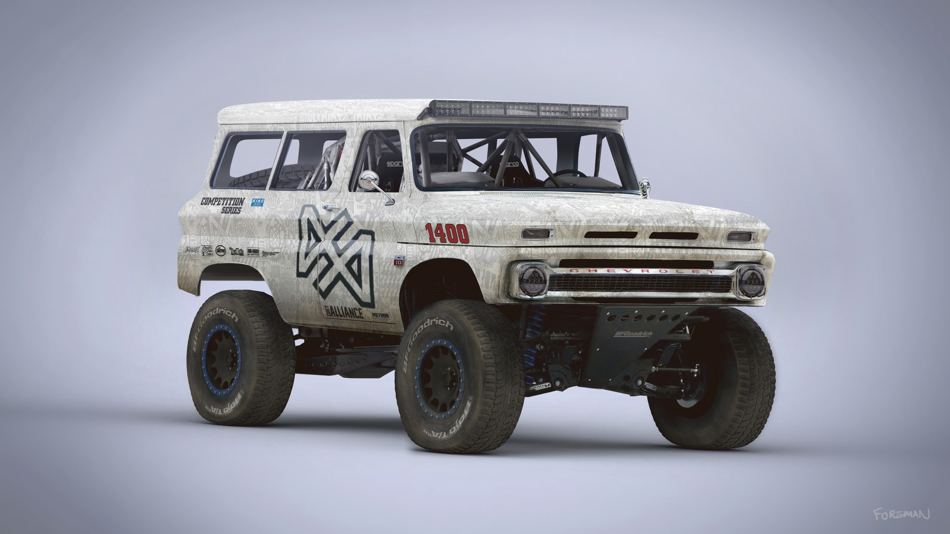 1080P, trophy rat clean, Red White and Blue, 1965 Chevrolet Suburban, HD Wallpaper