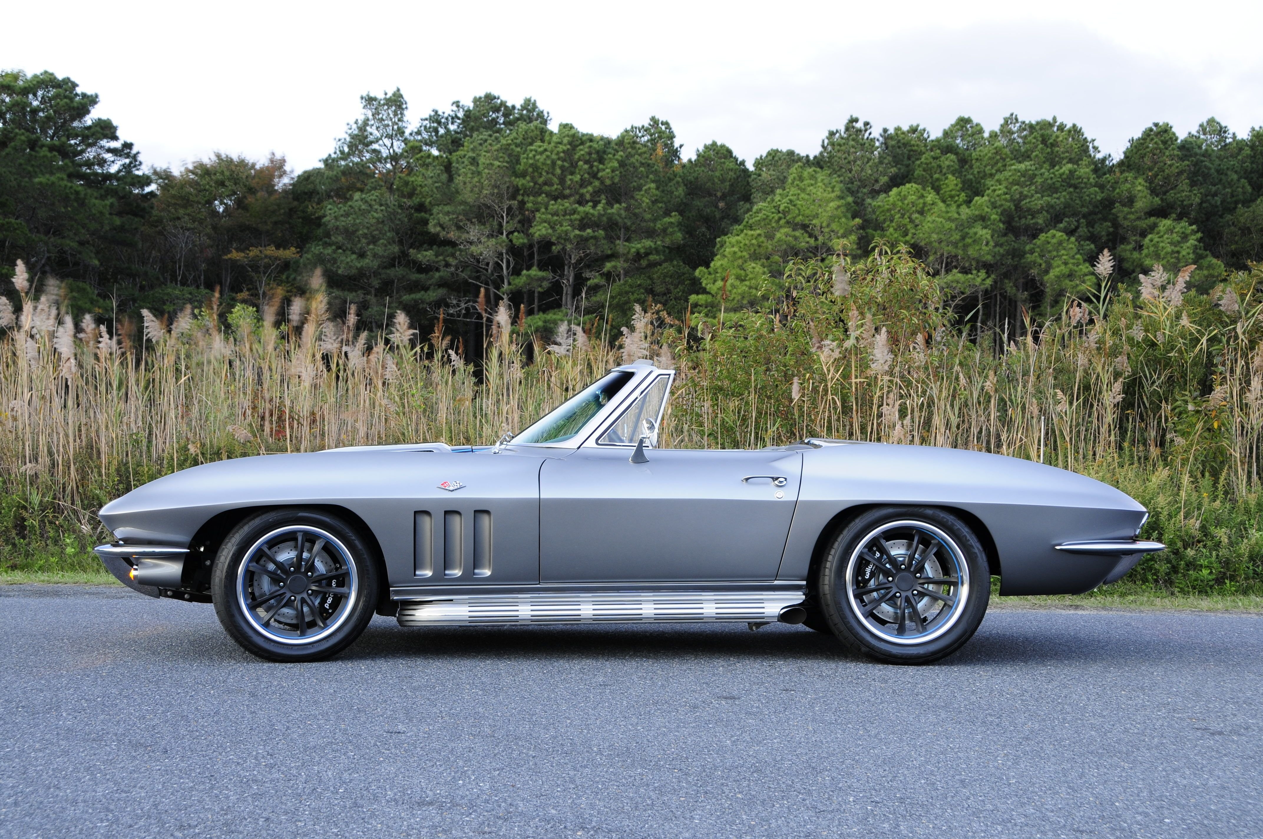 modified, corvette, 4K, cars, (c2), chevrolet, 1965, convertible, HD Wallpaper