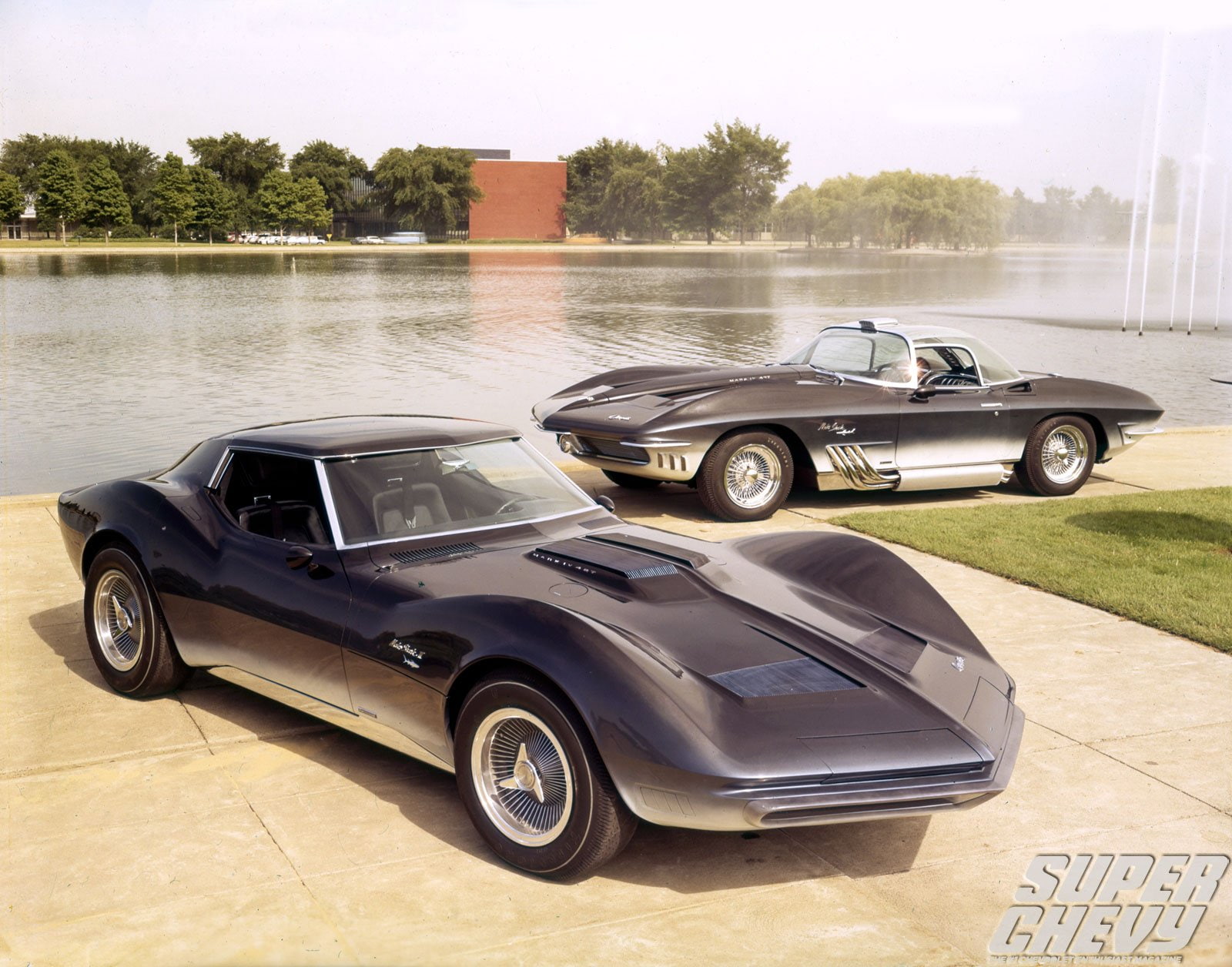 supercar, rods, concept, mako, shark, muscle, 1965, rod, corvette, 720P, chevrolet, hot, HD Wallpaper