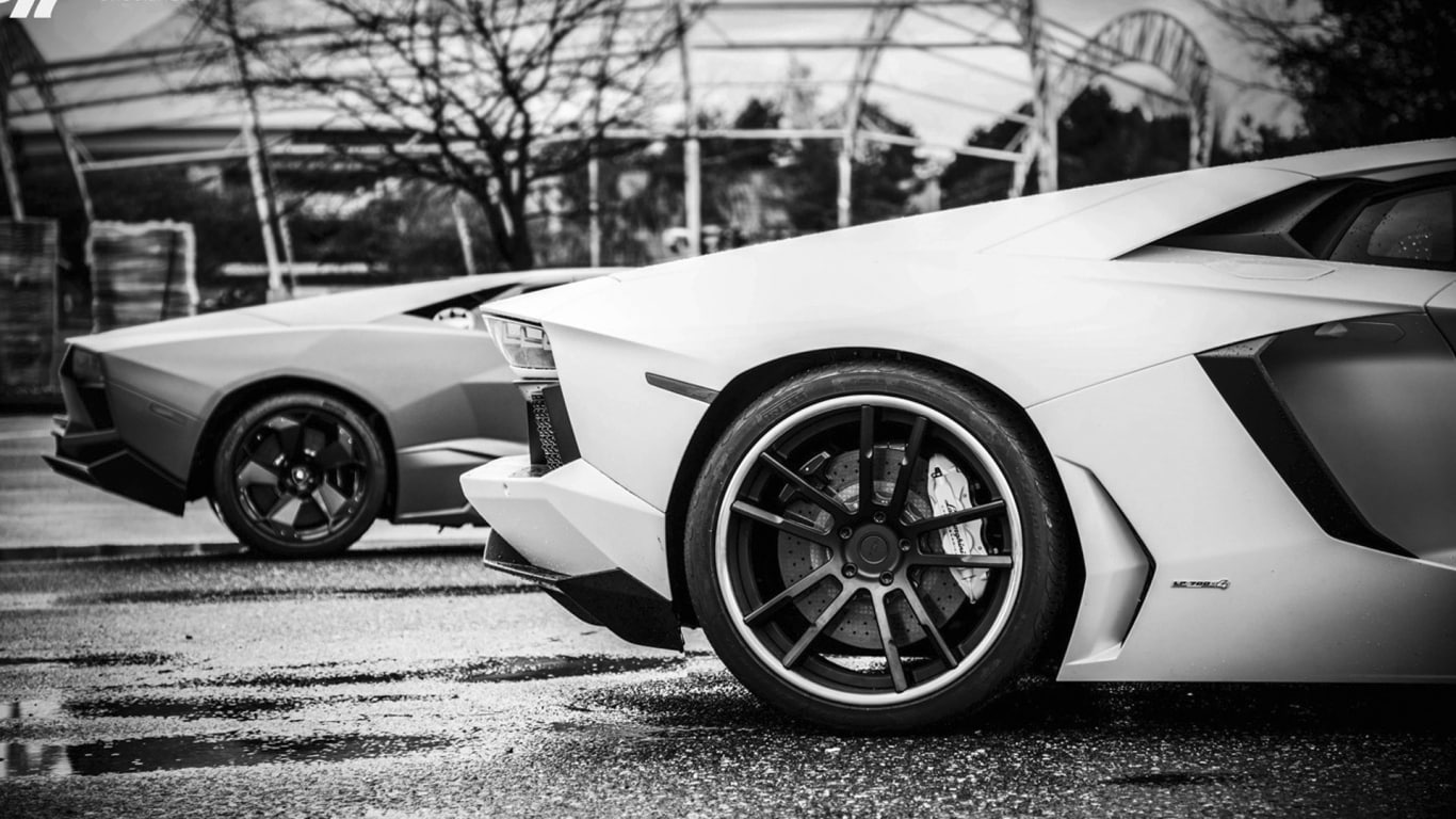 cars, aventador, 720P, hd, bw, super, car, photo, reventon, lamborghini, wheel, HD Wallpaper