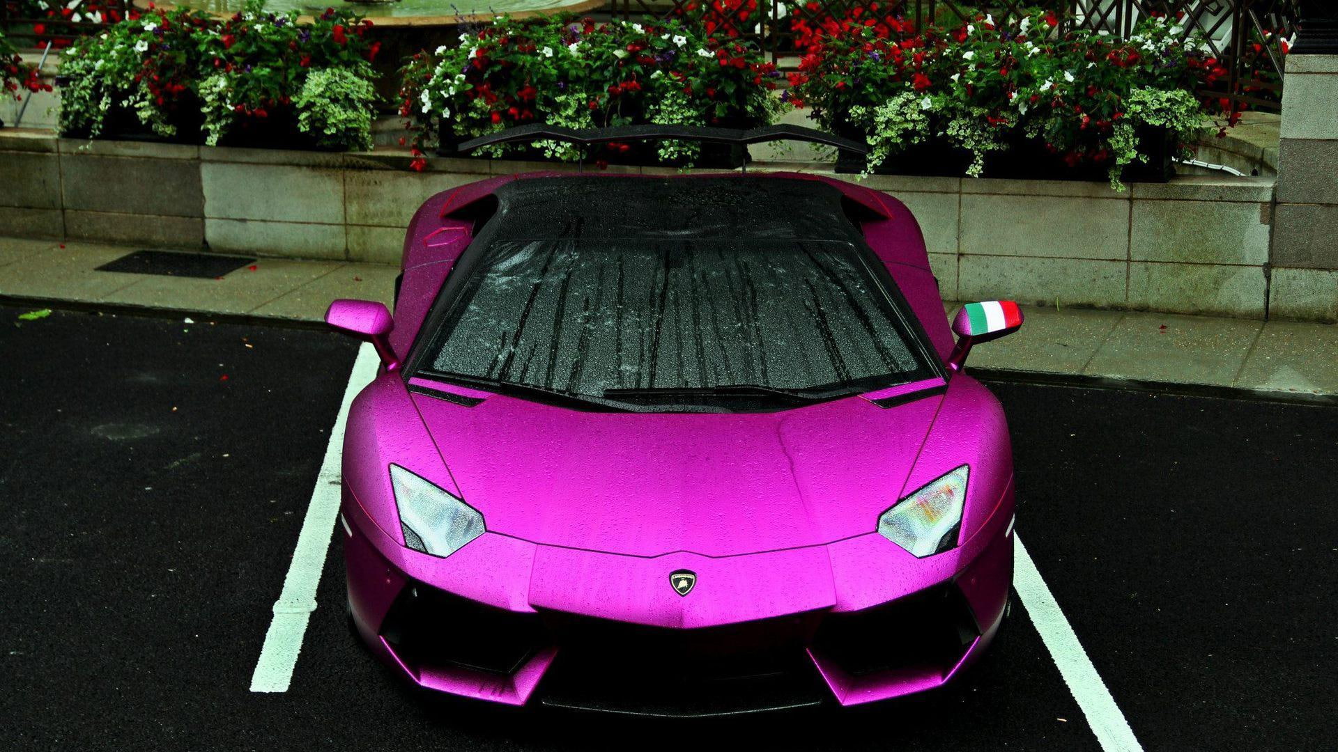 pictures, aventador, lp700-4, purple, lp, desktop, 1080P, lamborghini, HD Wallpaper