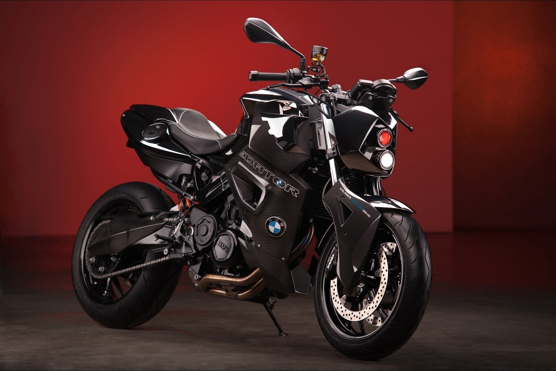 mode of Transport, bmw, indoors, red background, metal, transportation, mode of transportation, bike, retro styled, sports, exhaust Pipe, land Vehicle, HD Wallpaper