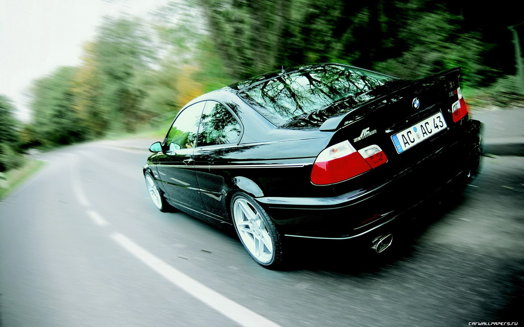 day, tree, on the move, motion, plant, motor vehicle, city, street, no people, transportation, nature, land vehicle, mode of transportation, speed, e 46 bmw m3, HD Wallpaper
