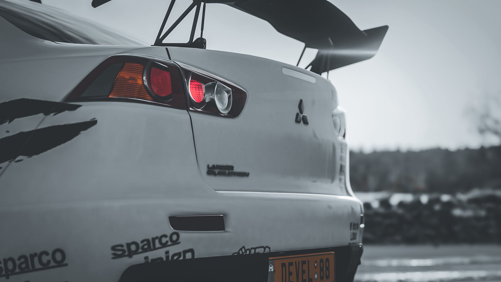 video games, Mitsubishi Lancer Evo X, 1080P, Forza Horizon 4, vehicle, Mitsubishi, car, HD Wallpaper