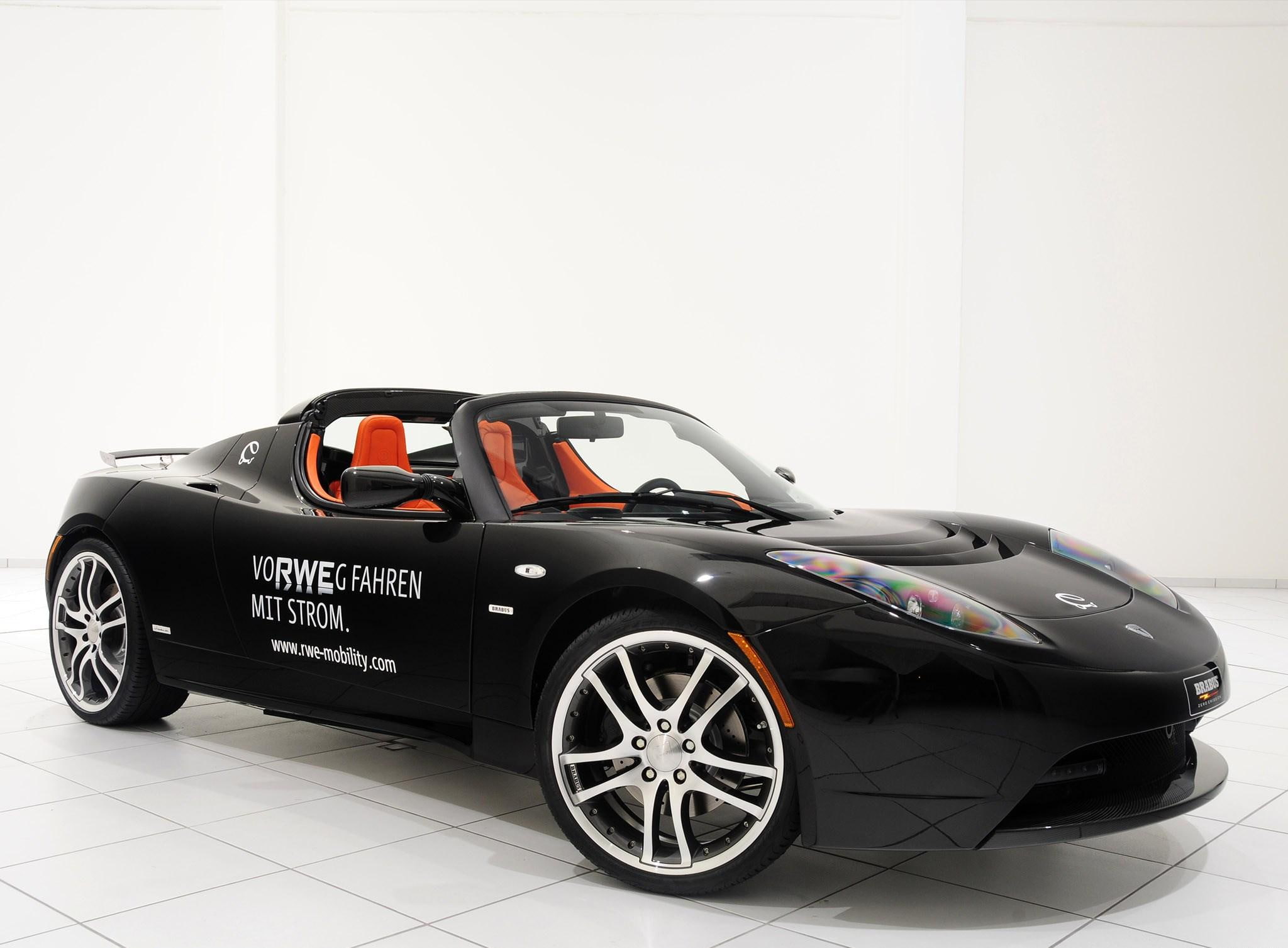 tesla, brabus, roadster, 1080P, rwe, cars, tuning, HD Wallpaper