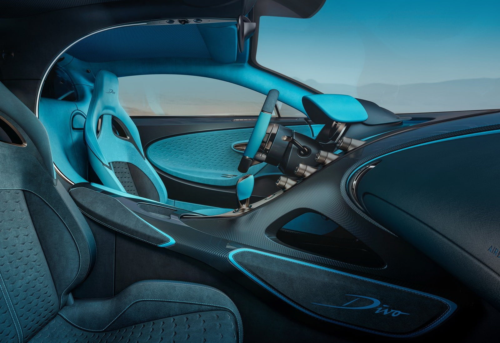 720P, dashboard, modern, travel, transportation, steering wheel, no people, land vehicle, car, glass - material, mode of transportation, indoors, bugatti, HD Wallpaper