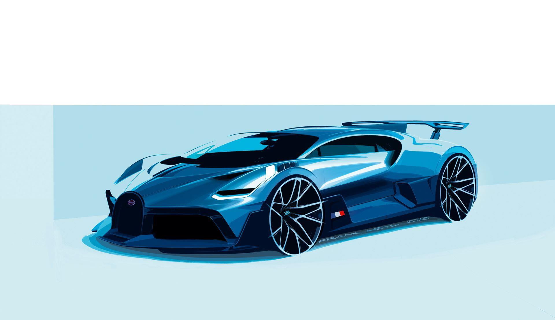 bugatti, car, 1080P, divo, hypercar, HD Wallpaper