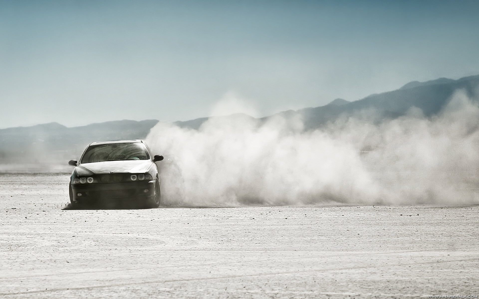 skid, road, storm, 1080P, mountain, danger, dust, fog, transportation, truck, nature, car, sky, land, outdoors, smoke - physical structure, mode of Transport, HD Wallpaper