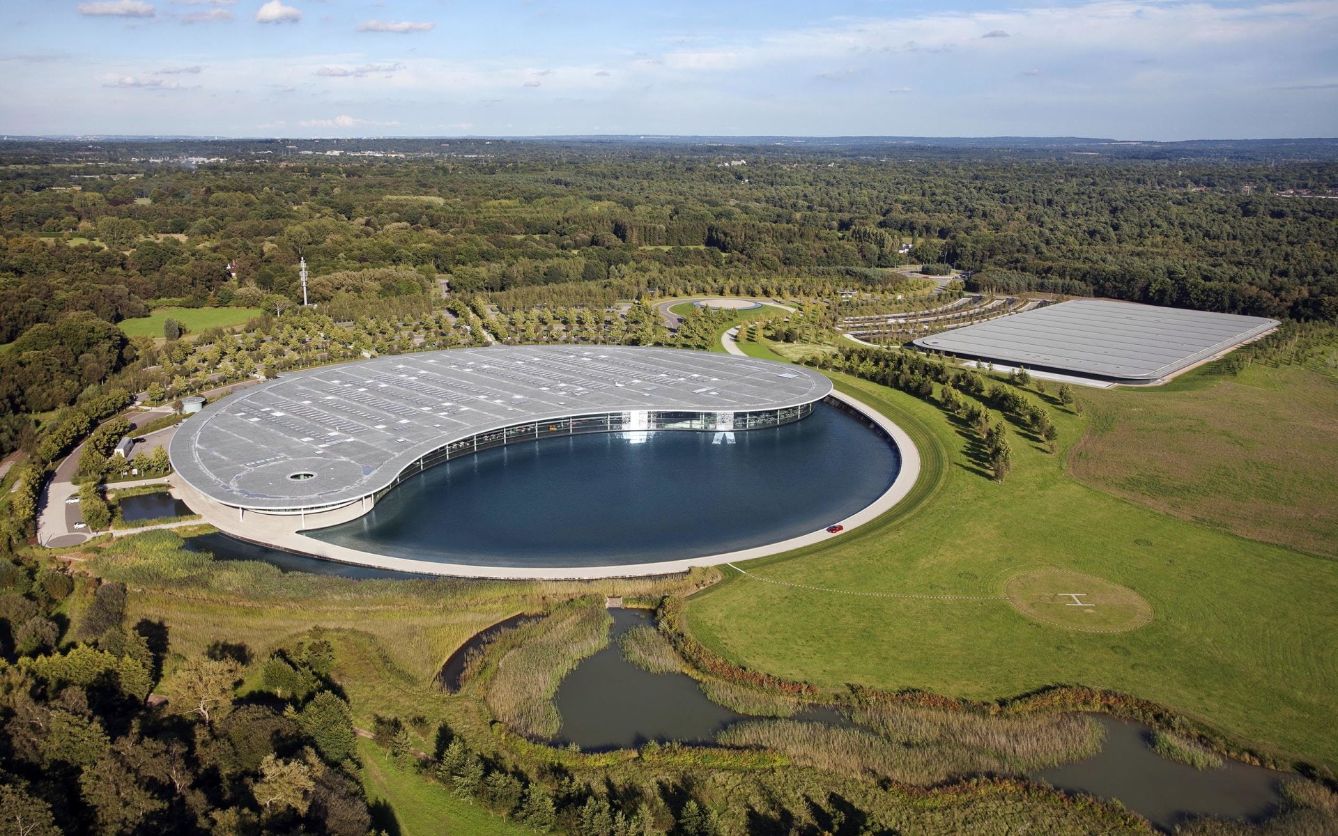 McLaren, McLaren Technology Centre, Building, 1080P, HD Wallpaper
