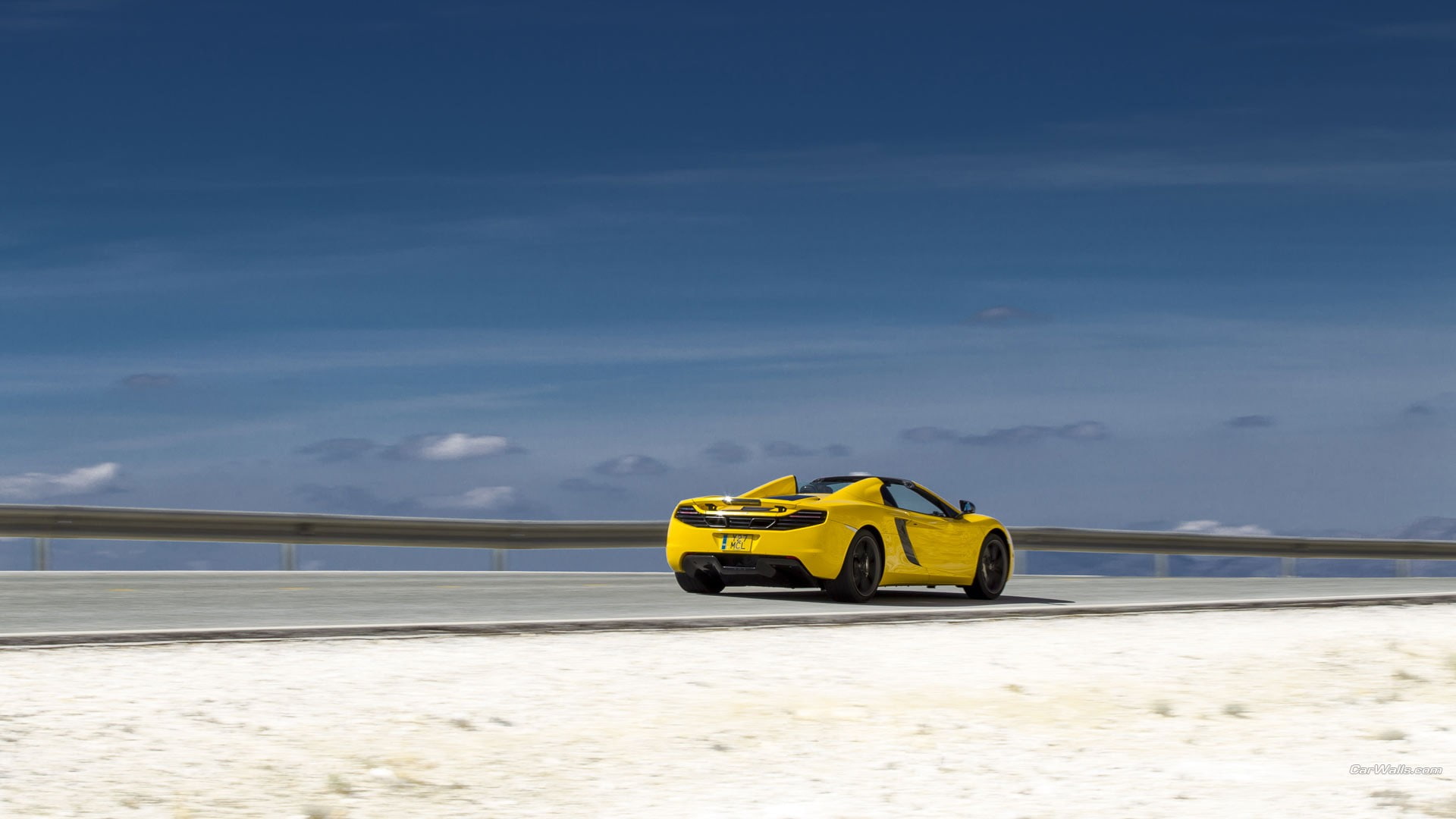 car, McLaren MP4-12C, vehicle, McLaren, 1080P, yellow cars, HD Wallpaper