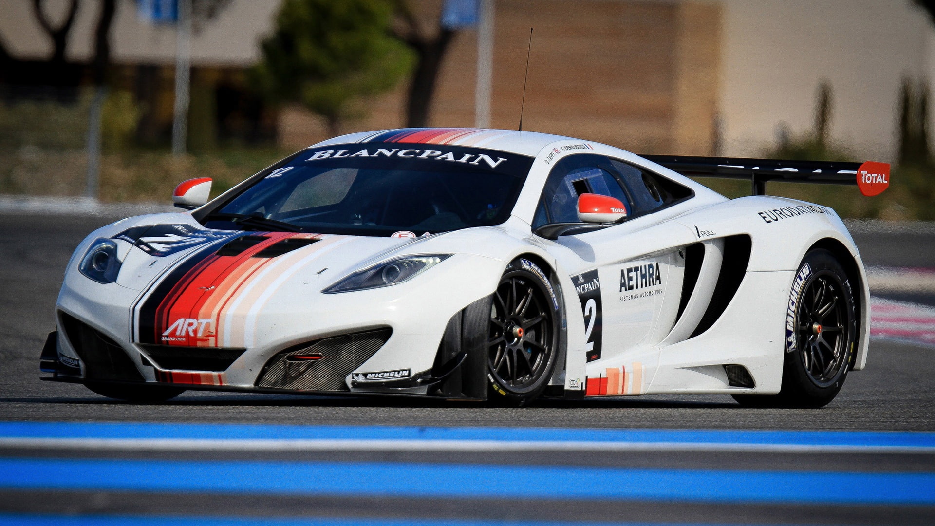 1080P, White, c, mp, gt, Color, McLaren, Supercar, HD Wallpaper