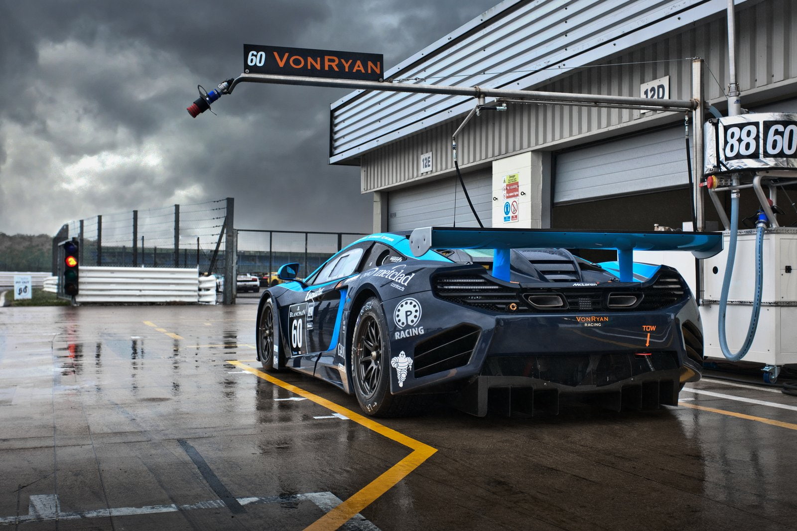 720P, gt3, mclaren, 12c, mp4, HD Wallpaper