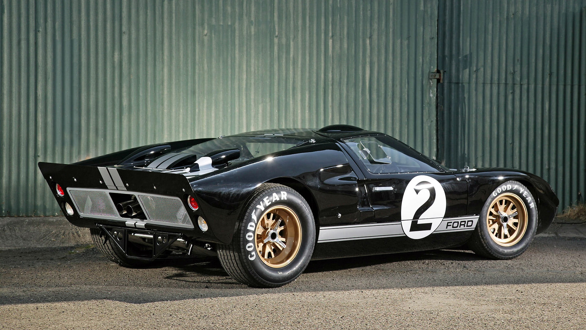 Supercar, Racing, Ford GT40 Le Mans, Black Car, Sport Car, Car, Race Car, Ford, 1080P, HD Wallpaper