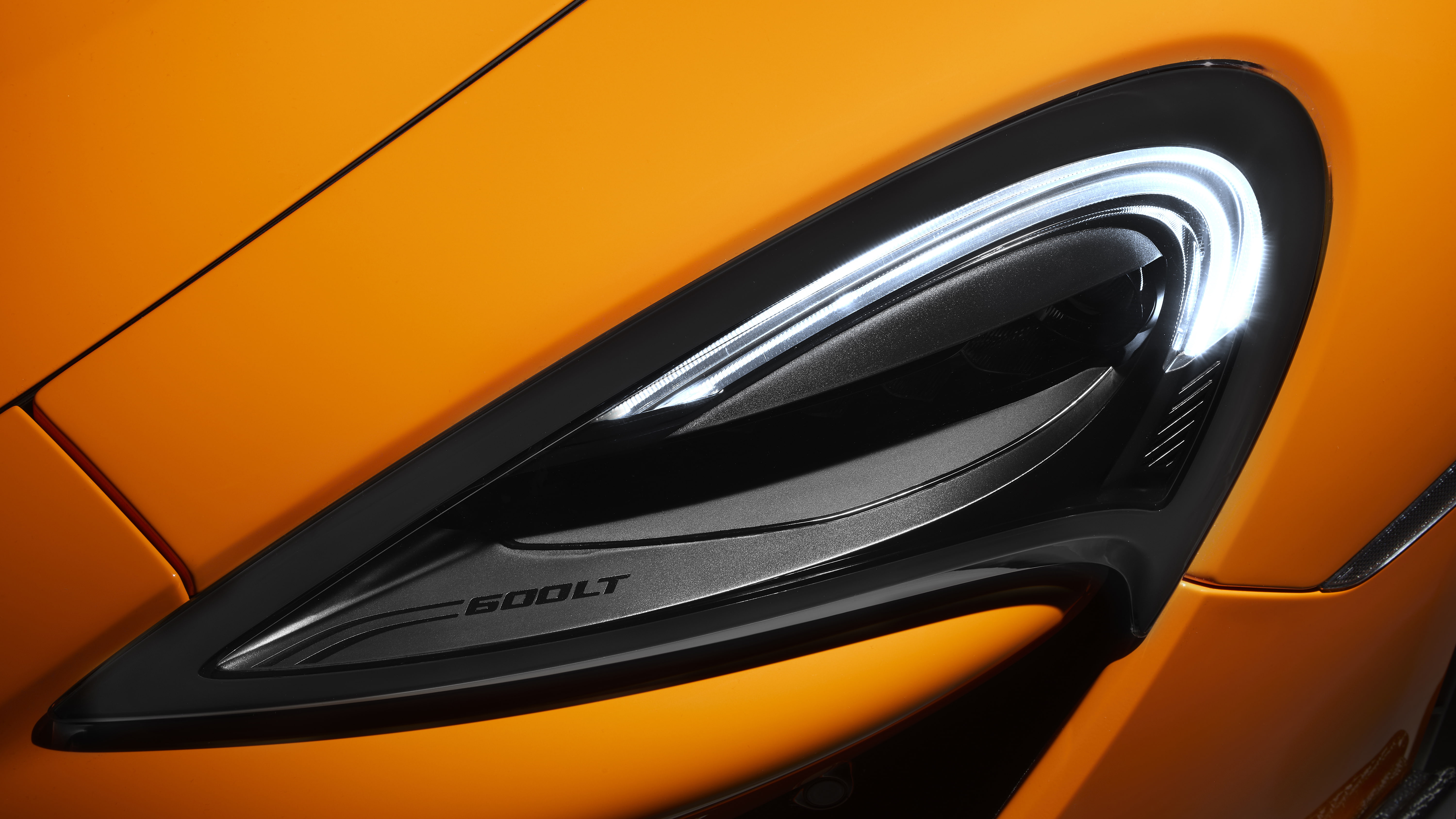 k, 600LT, 5K, Headlight, Mclaren, lt, HD Wallpaper