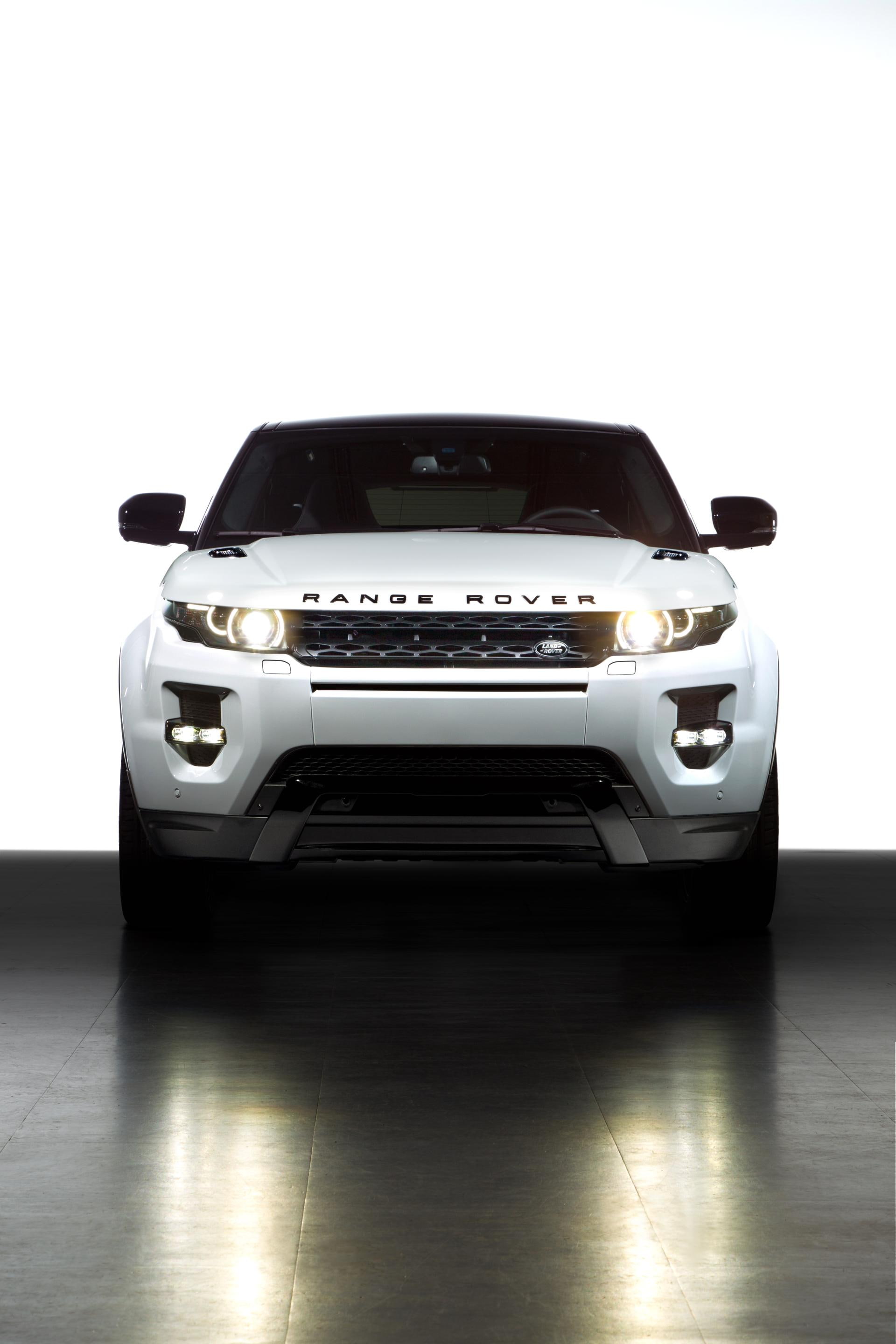 car, design, 2K, black, rover, evoque, land, range, Phone HD Wallpaper