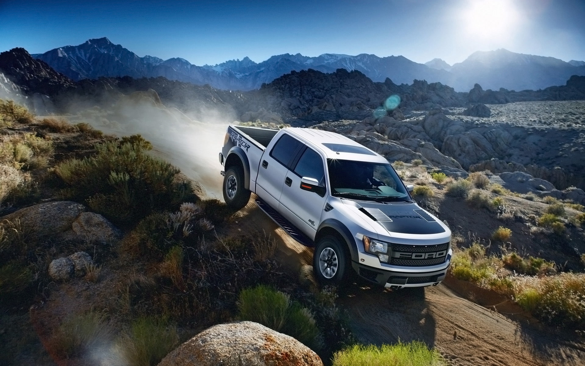 ford, svt, Ford F150, silver, 1080P, f, crew, raptor, cab, HD Wallpaper