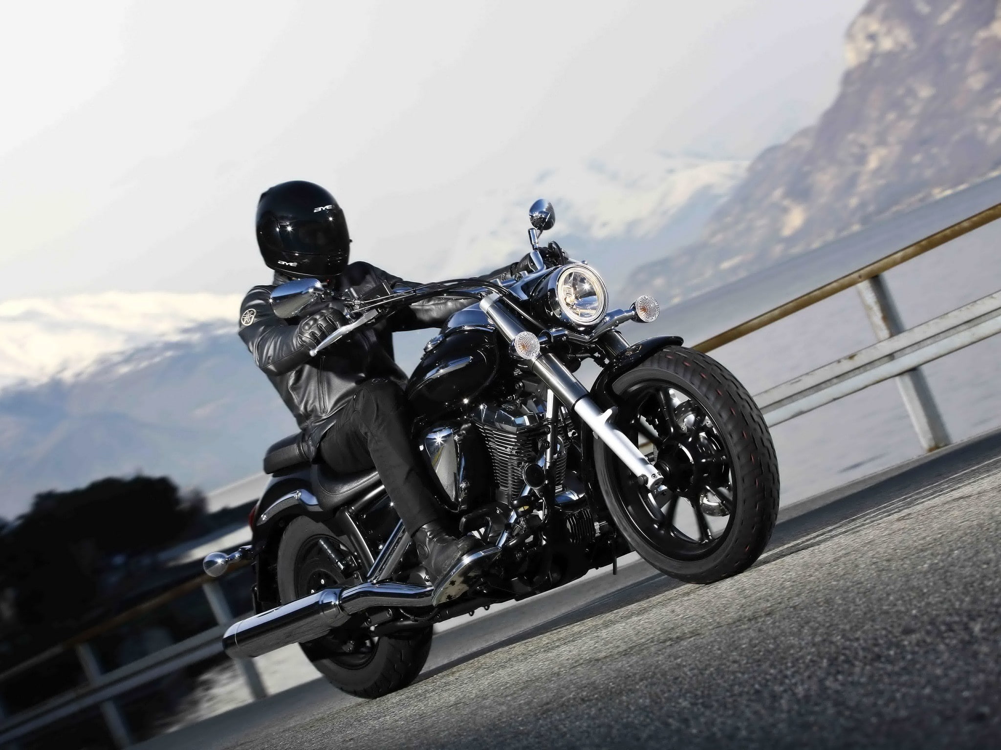 art, xvs, motorcycles, Motorbikes, hd, 1080P, Yamaha, HD Wallpaper
