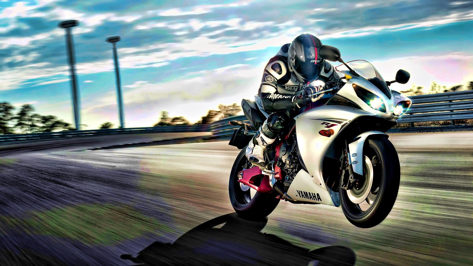 motorcycles, 1080P, Motorbikes, r, art, Creative, yamaha, hd, x, HD Wallpaper