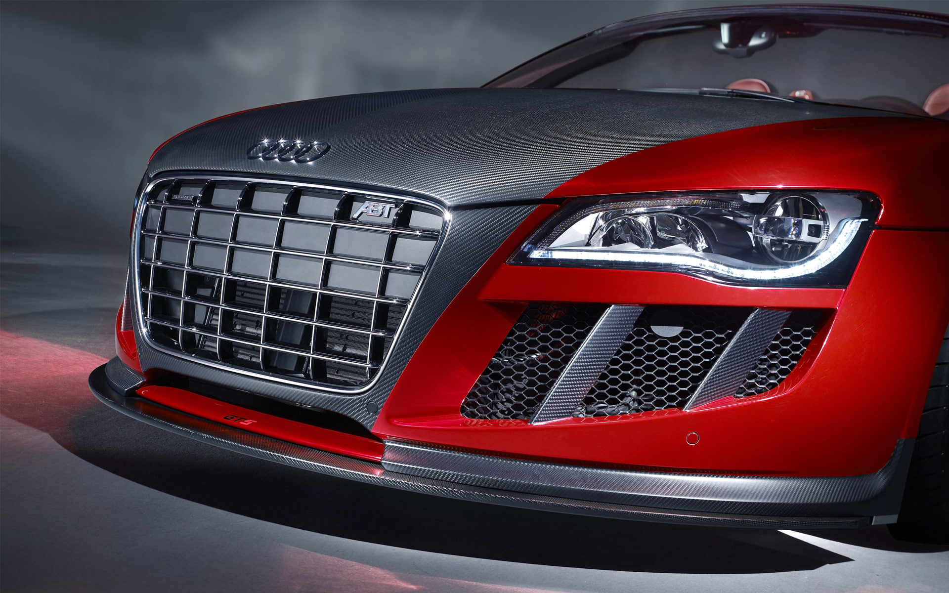 tuning, car, 1080P, headlight, grille, Audi, ABBOT, HD Wallpaper