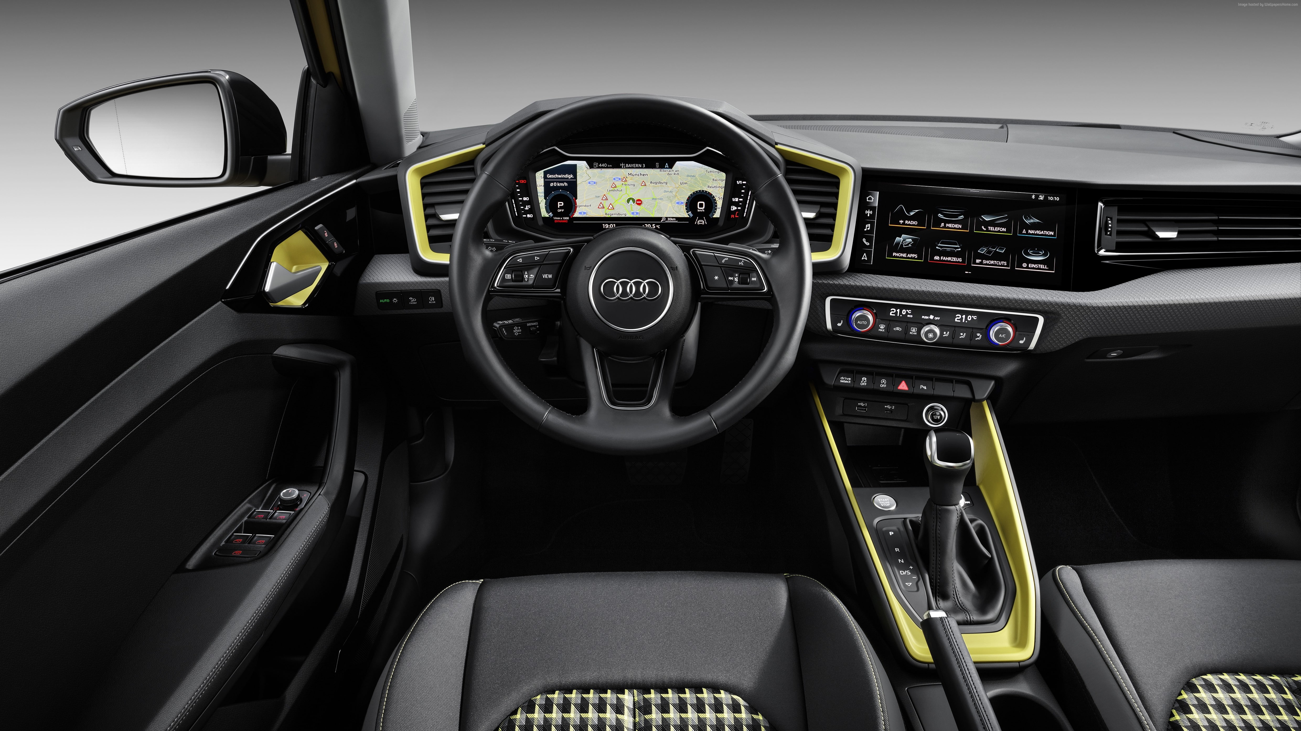 4K, Audi A1 Sportback, 2019 Cars, 4K, HD Wallpaper