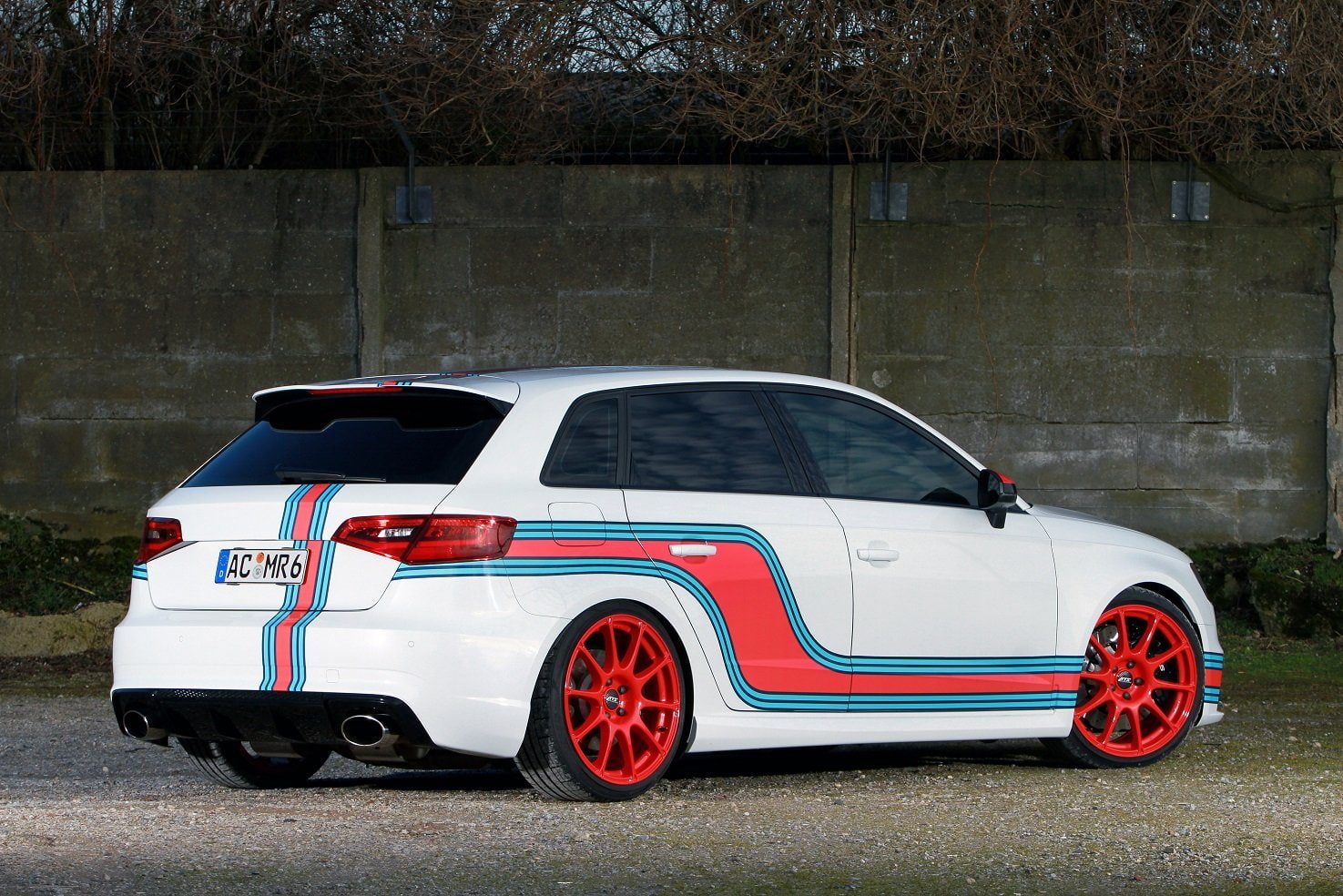 audi, car, design, modified, rs3, sportback, cars, 720P, 2016, HD Wallpaper