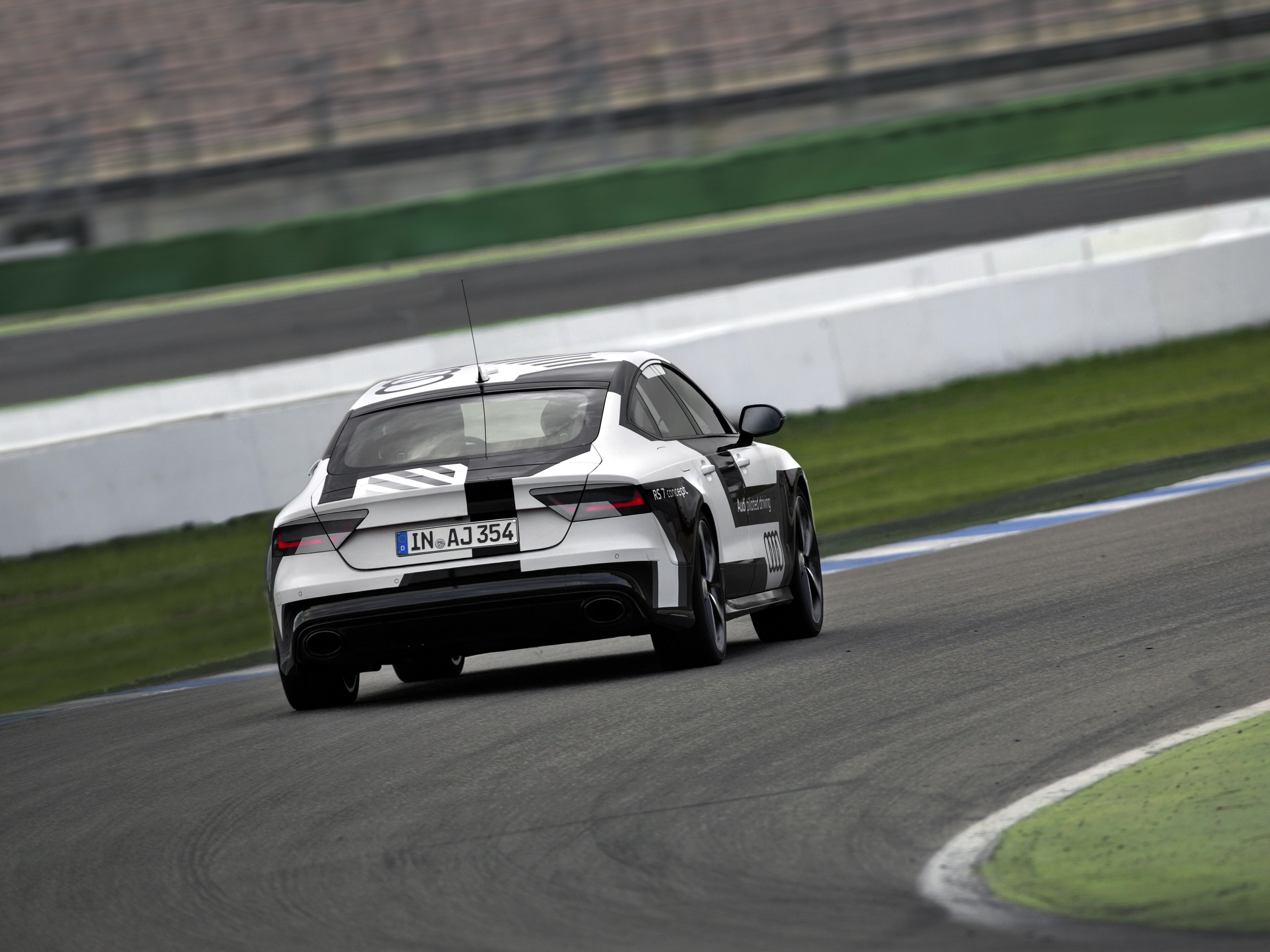 audi, 4K, r-s, 2014, concept, rs7, piloted, driving, HD Wallpaper