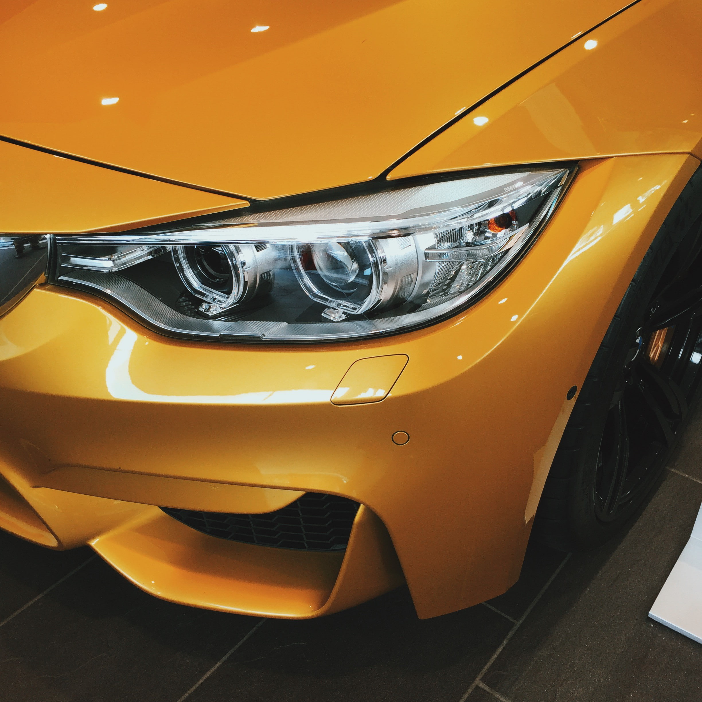 Headlights, BMW, BMW M4 Coupe, 1080P, Phone HD Wallpaper