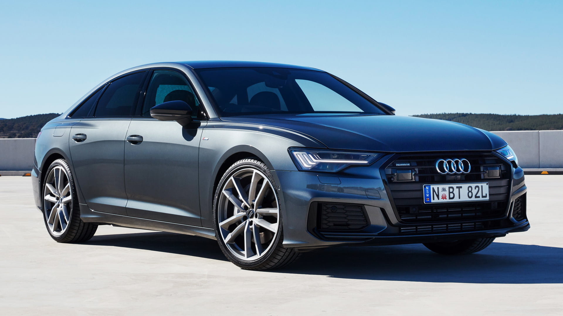 1080P, Audi A6 S Line, Silver Car, Luxury Car, Car, Sedan, Audi, HD Wallpaper
