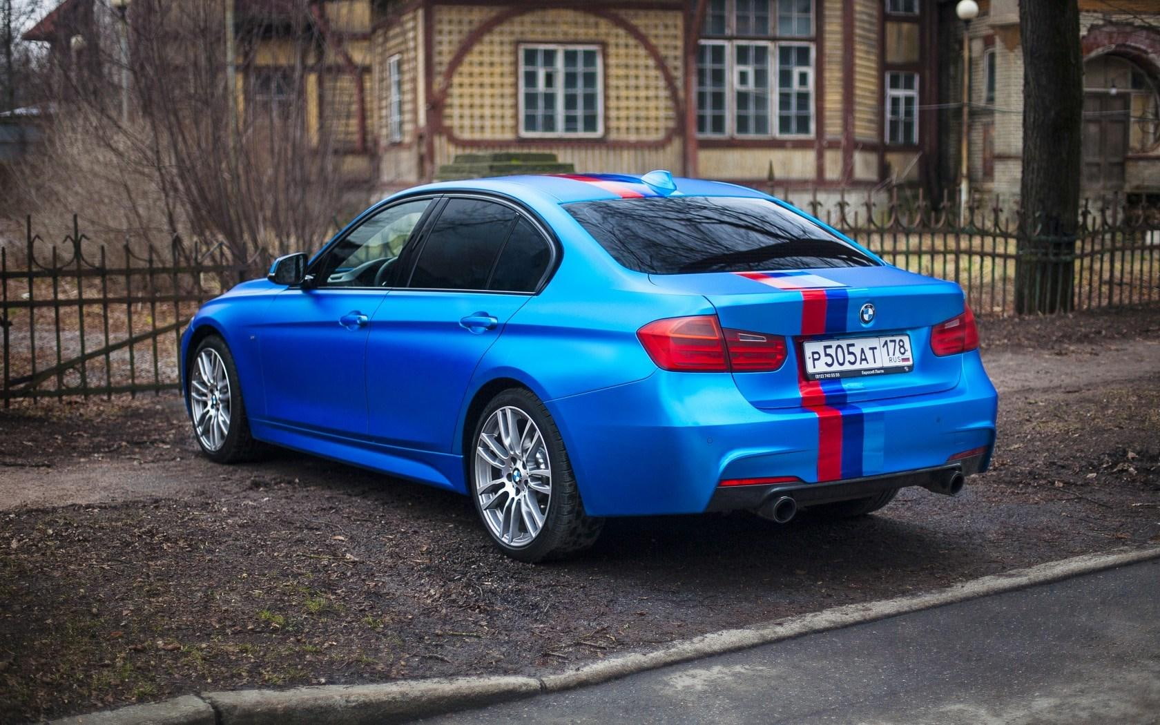 720P, blue, sedan, bmw, rear, xdrive, car, 335i, HD Wallpaper