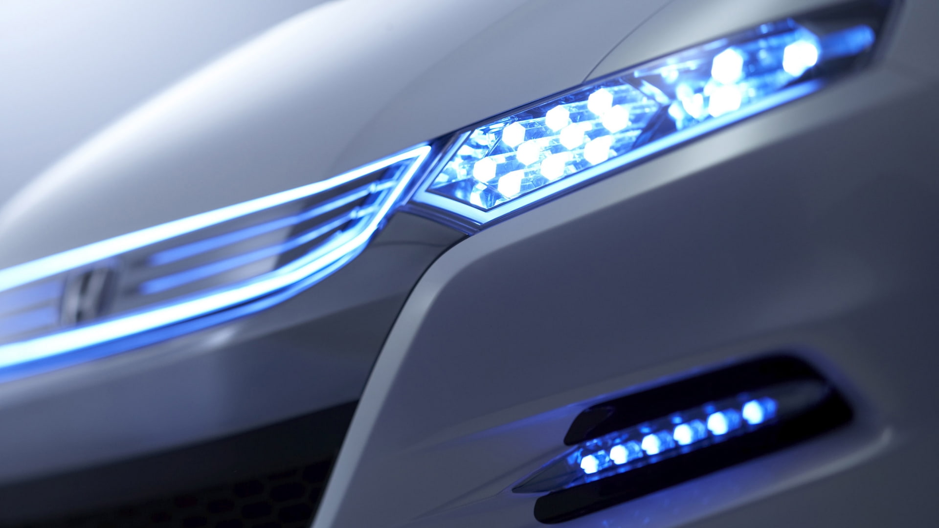 1080P, led, honda, cars, concept, hd, headlight, HD Wallpaper