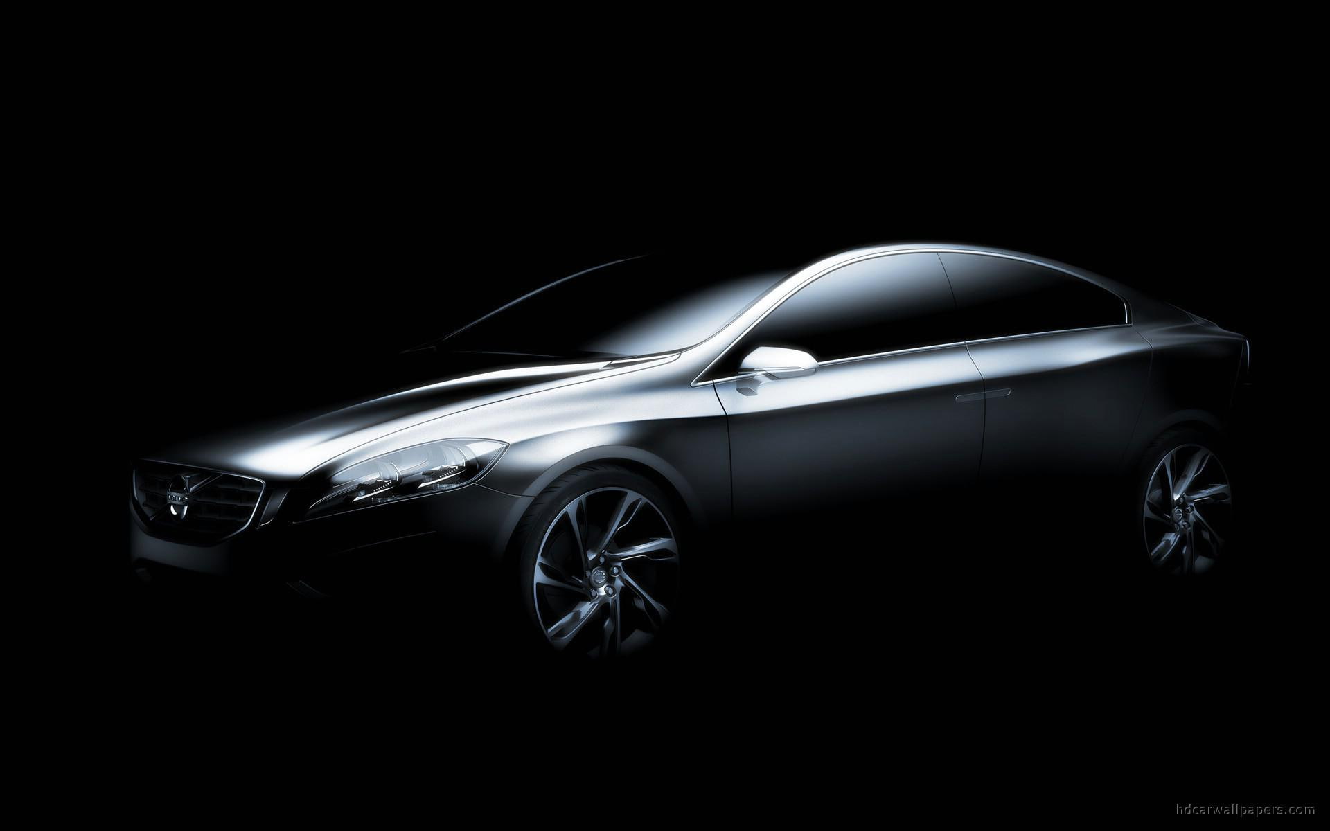 coupe, silver, s, volvo, cars, 1080P, concept, HD Wallpaper