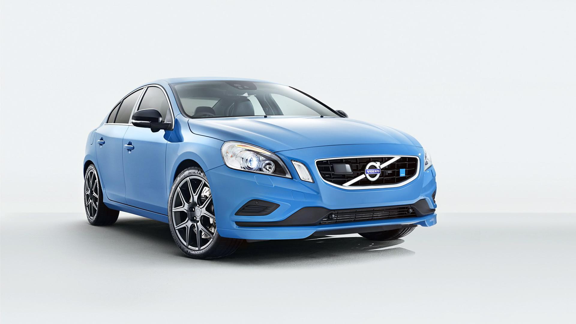 cars, sedan, 1080P, 2014, volvo, s, blue, polestar, HD Wallpaper