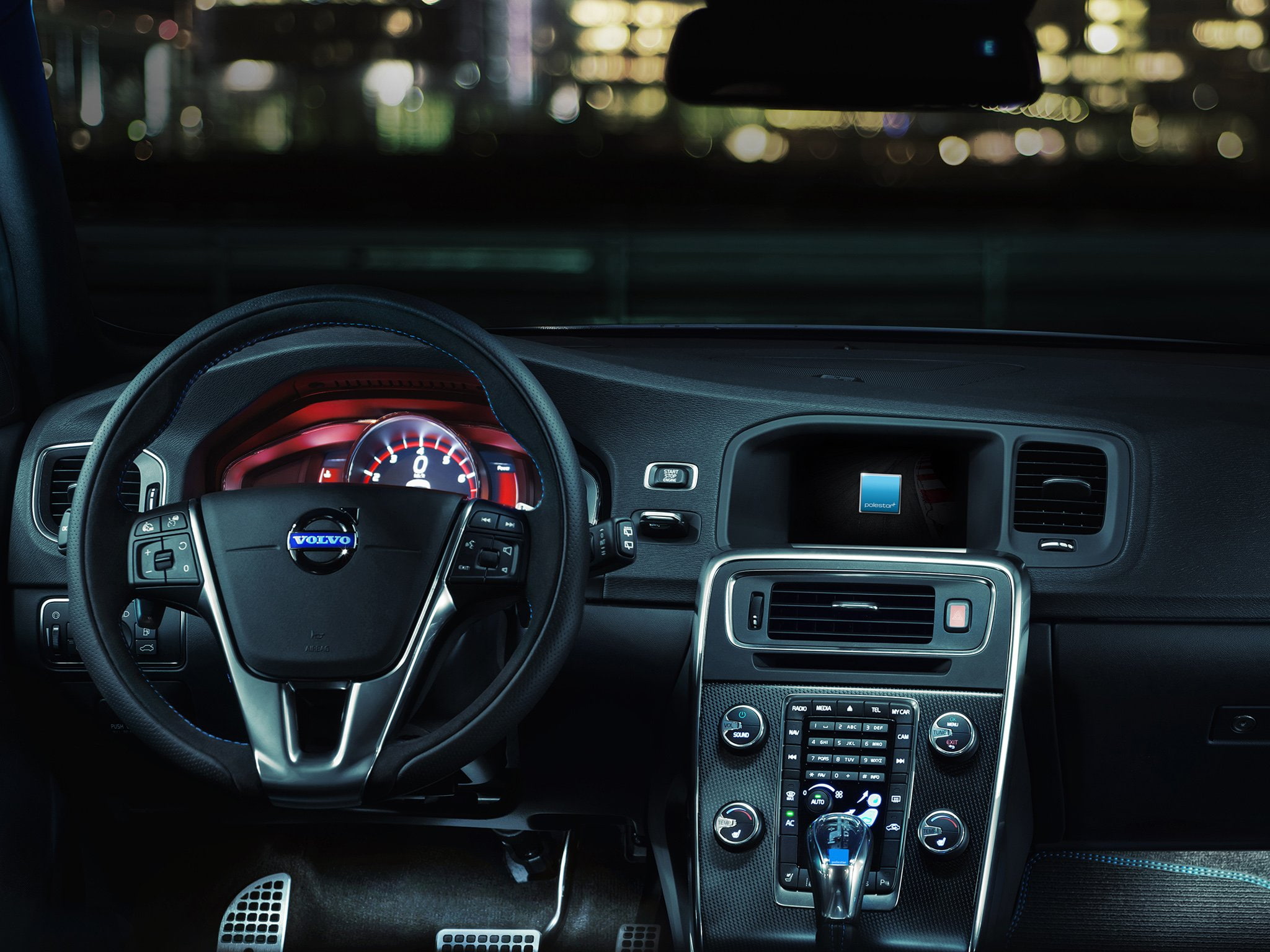 2014, volvo, s60, 1080P, interior, polestar, HD Wallpaper