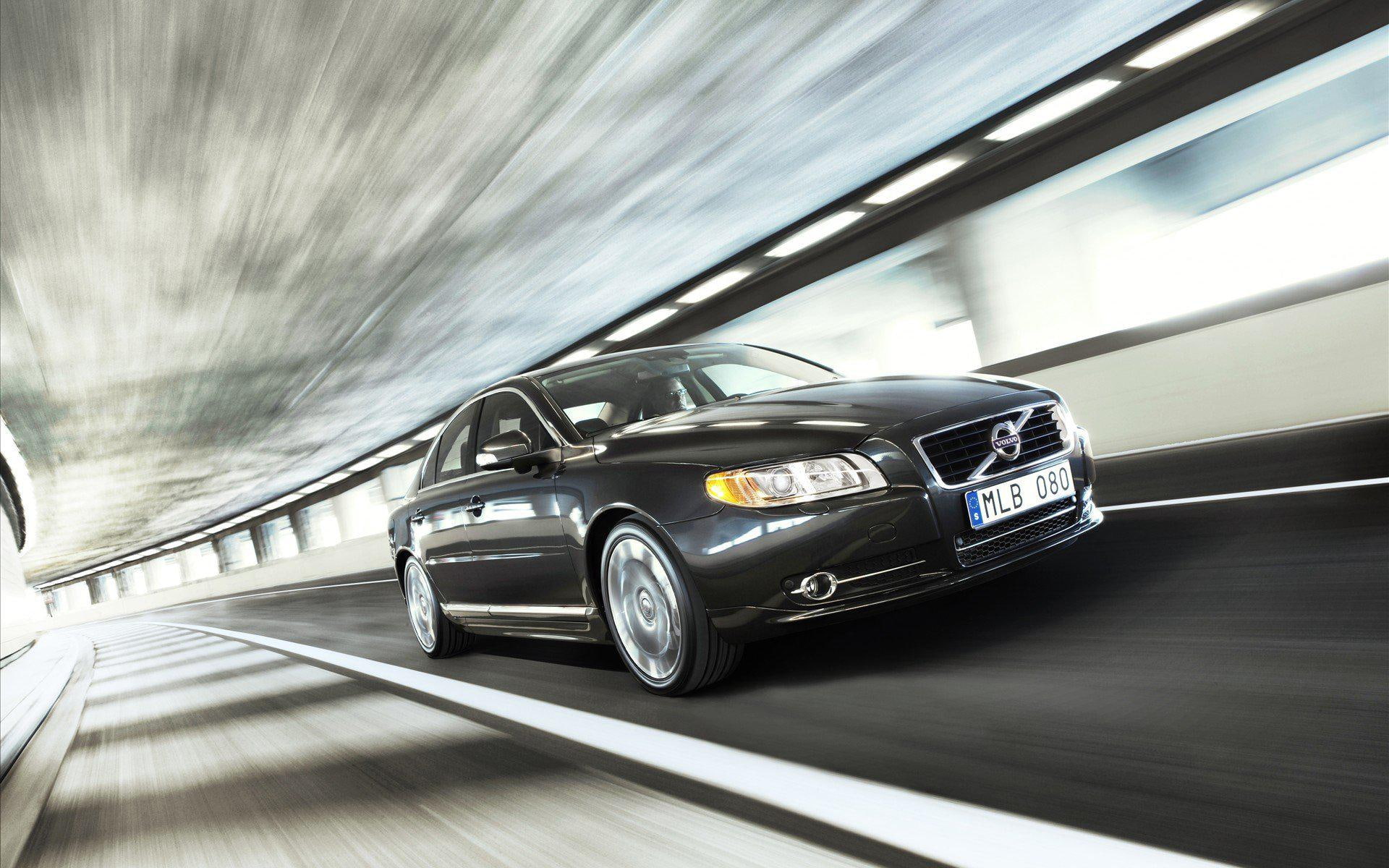 black, volvo s80, cars, 1080P, volvo, 1920x1200, s, HD Wallpaper