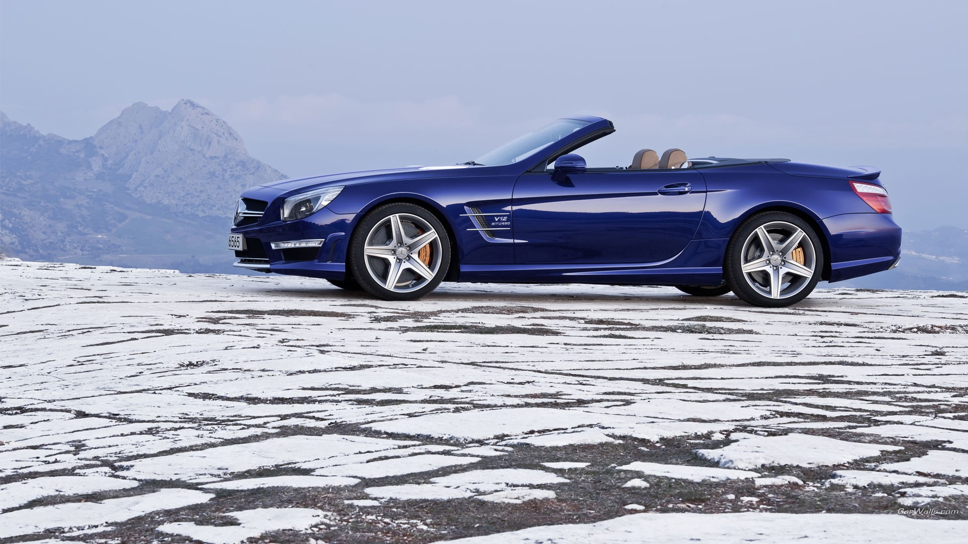 1080P, Mercedes SL 65 AMG, car, HD Wallpaper